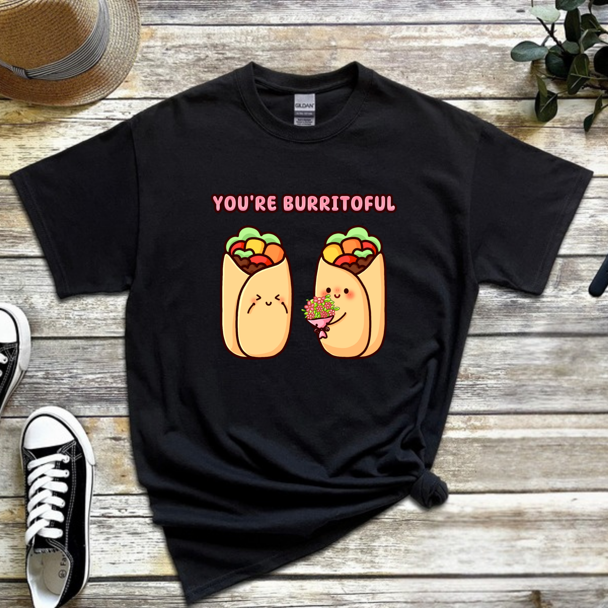 You're Burritoful Burrito Couple T-Shirt