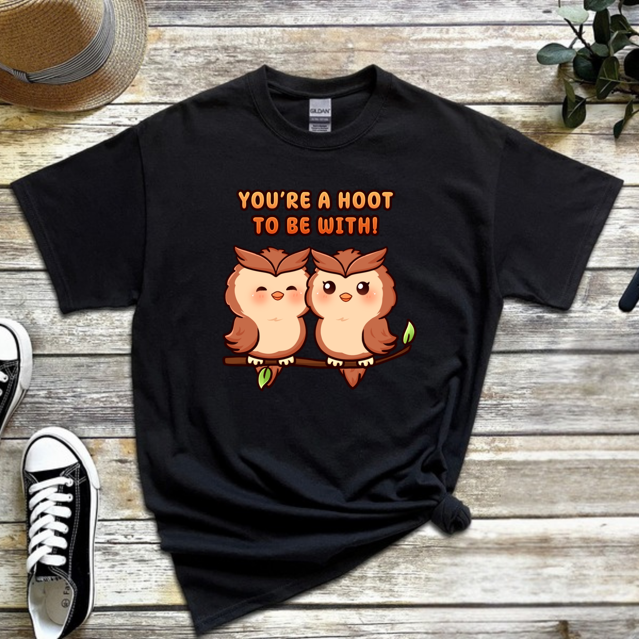 You're a Hoot to Be With Owl Couple T-Shirt