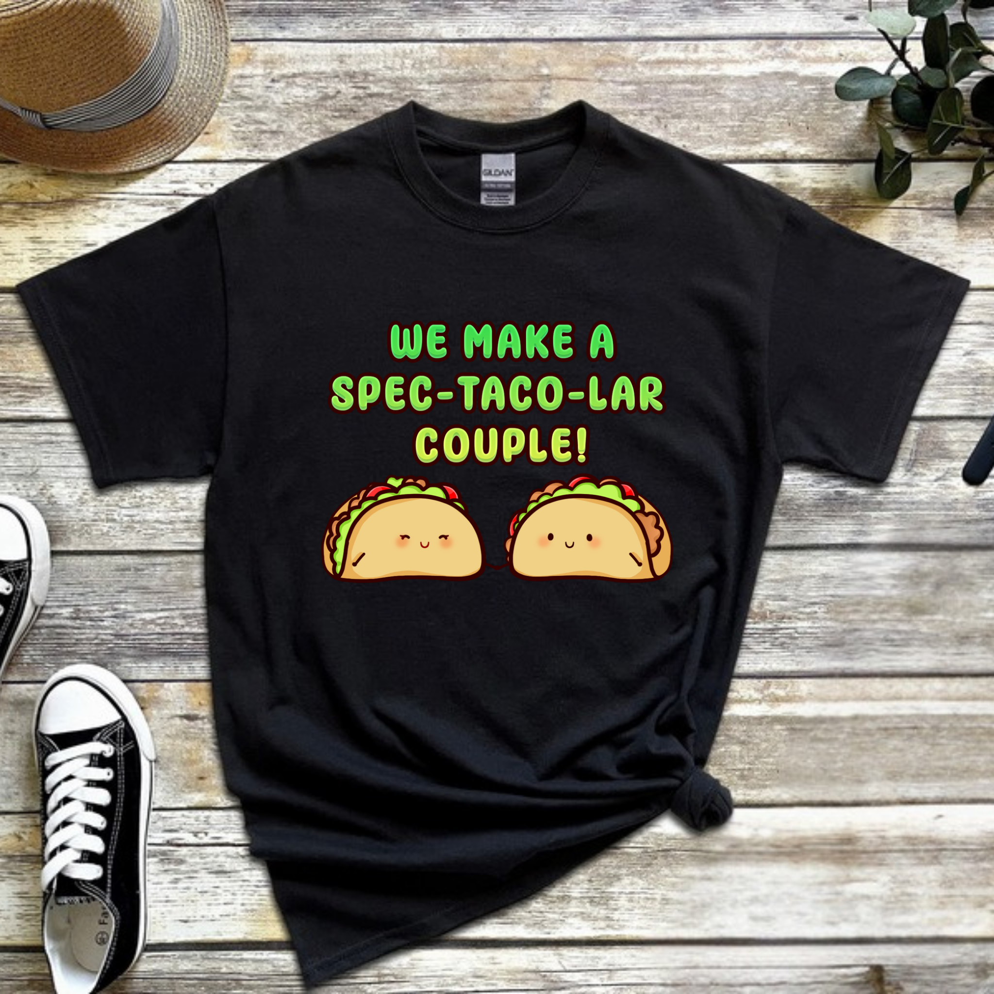 We Make a Spec-Taco-Lar Couple! Taco Couple T-Shirt