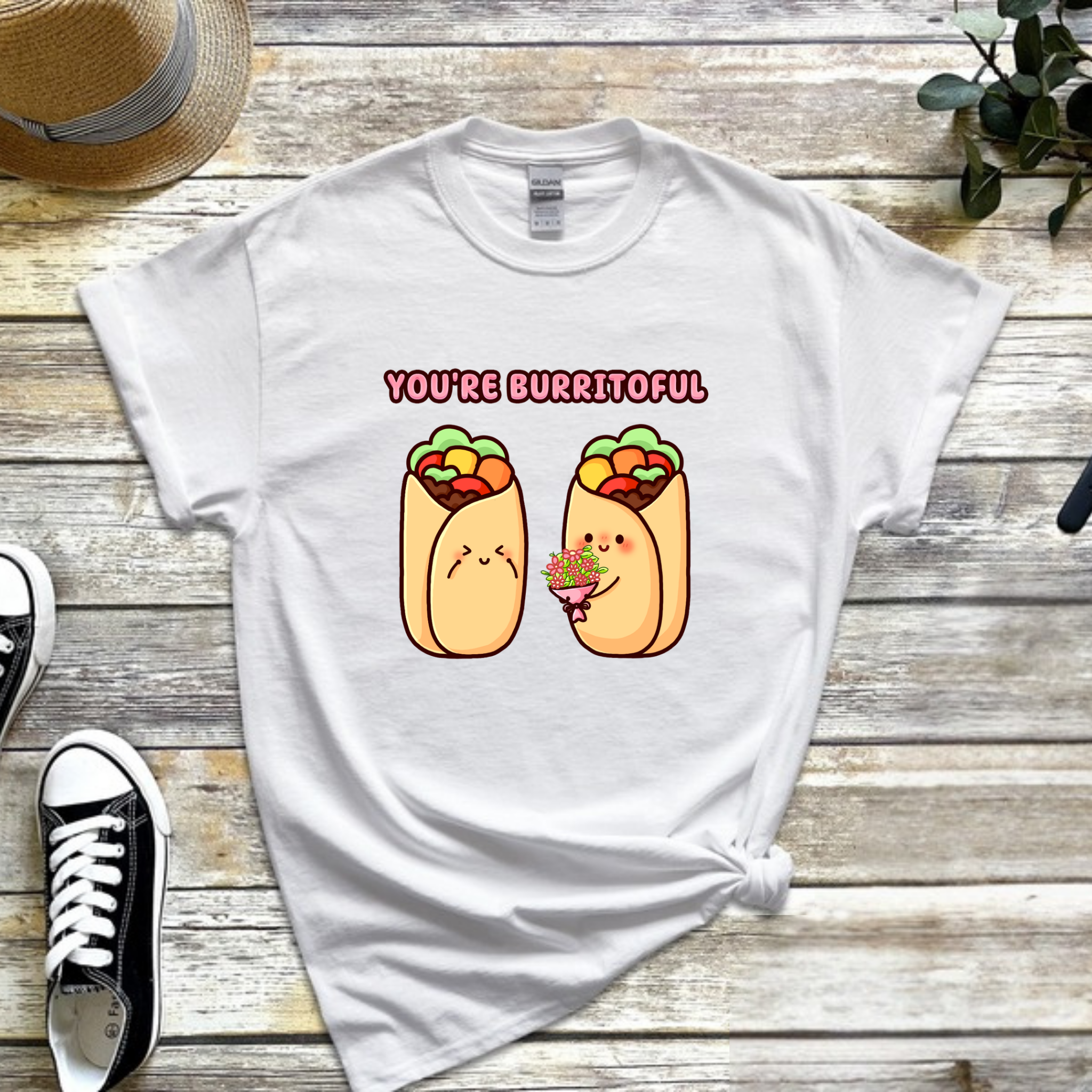 You're Burritoful Burrito Couple T-Shirt