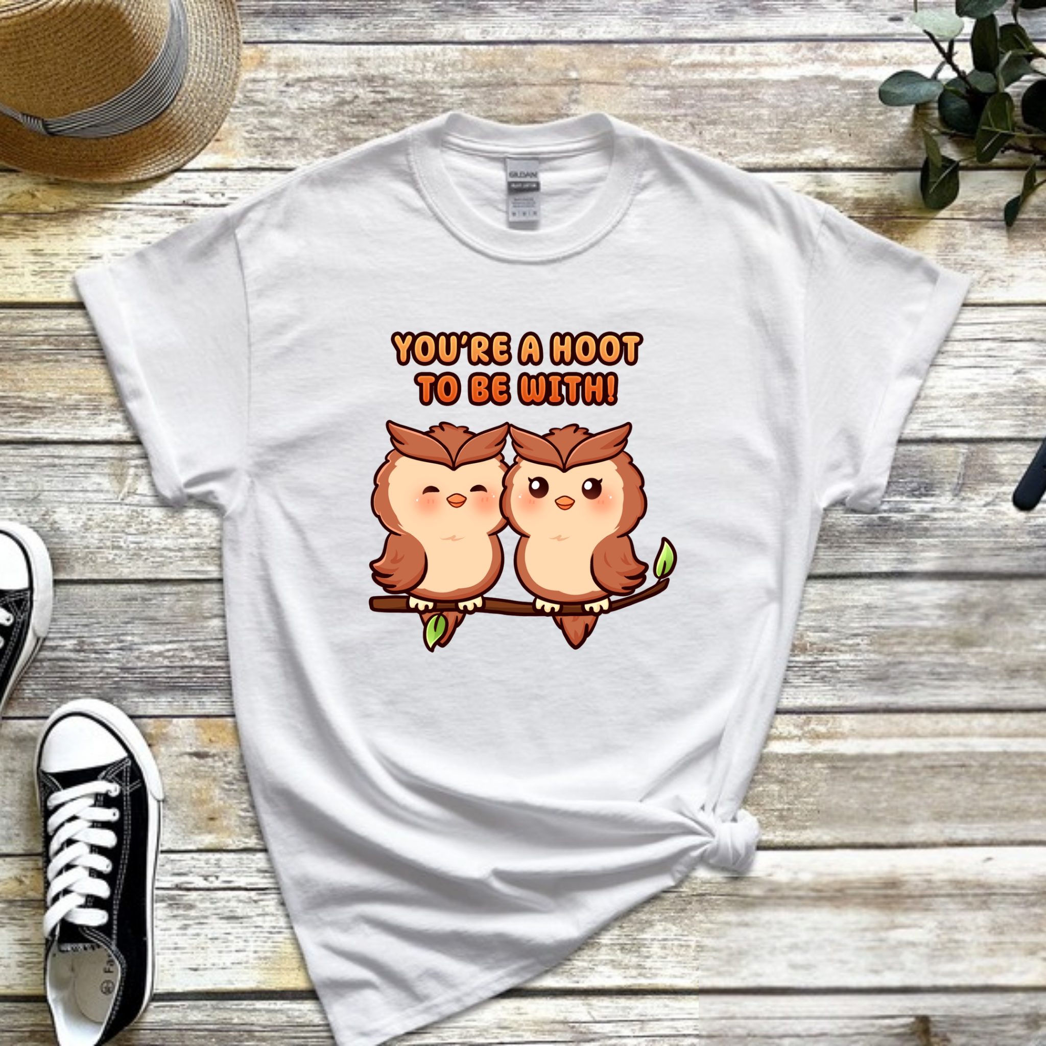 You're a Hoot to Be With Owl Couple T-Shirt