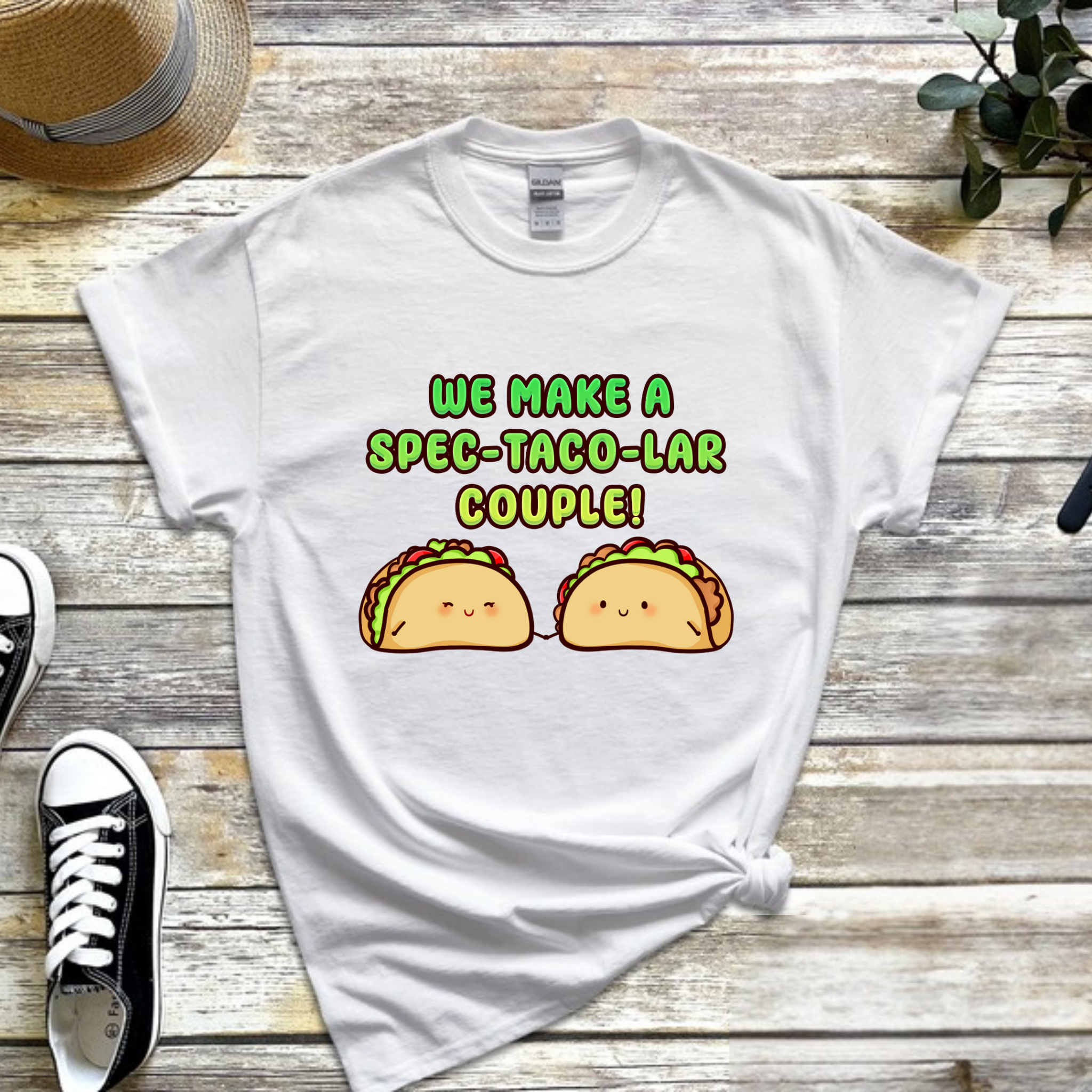We Make a Spec-Taco-Lar Couple! Taco Couple T-Shirt