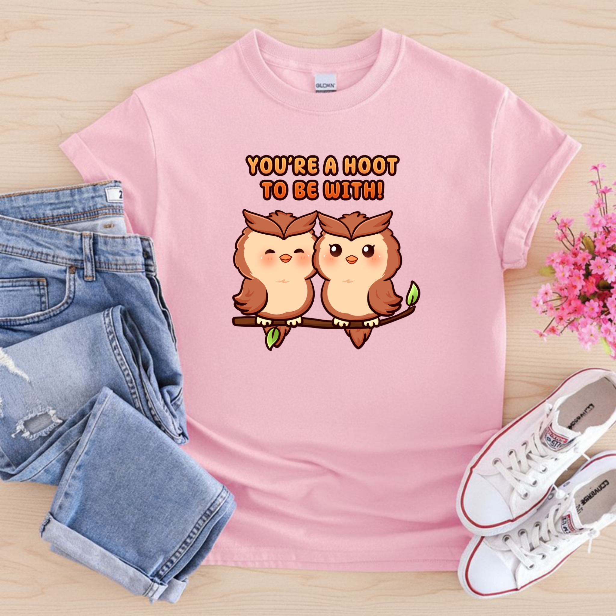 You're a Hoot to Be With Owl Couple T-Shirt