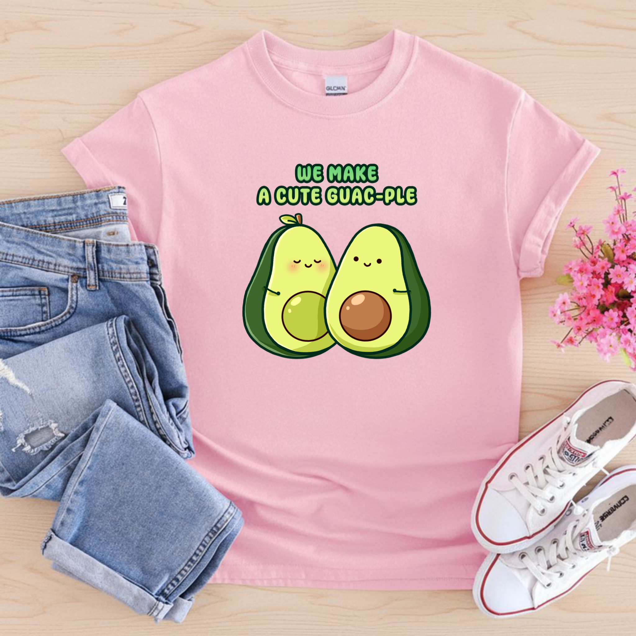 We Make a Cute Guac-ple Avocado Couple T-Shirt