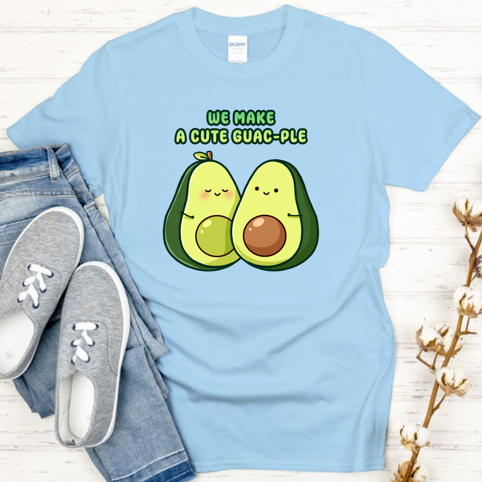 We Make a Cute Guac-ple Avocado Couple T-Shirt