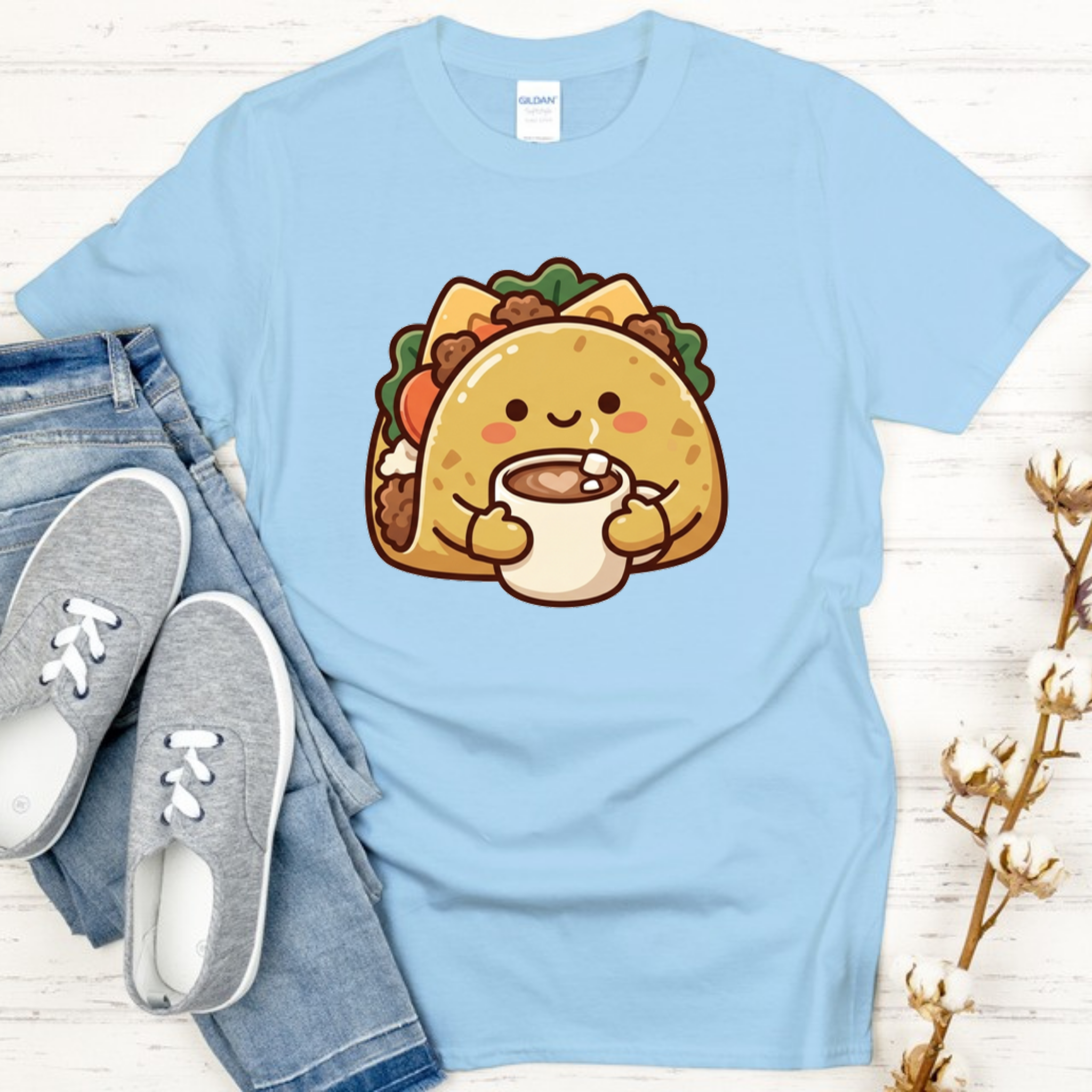 Cozy Taco Mascot T-Shirt