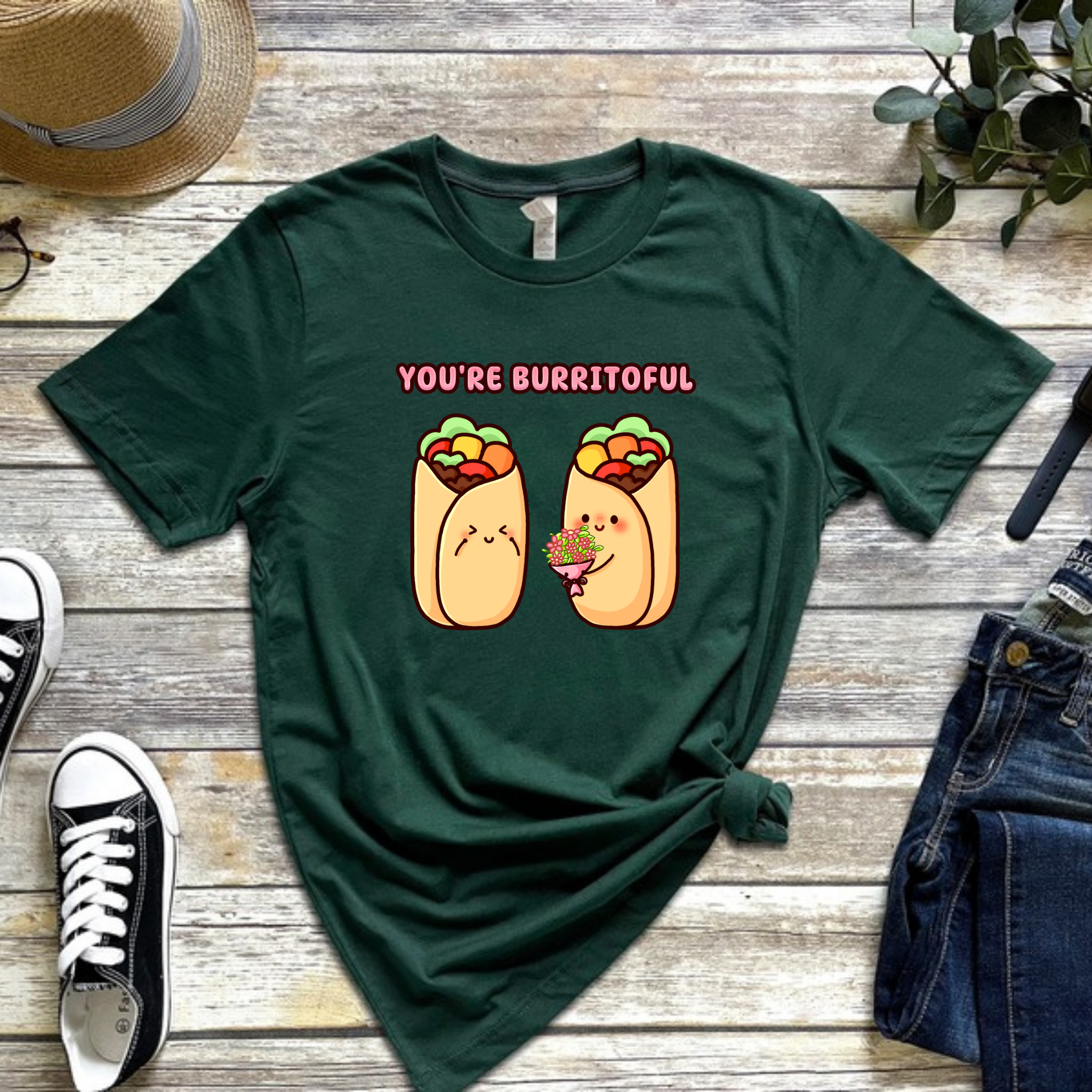 You're Burritoful Burrito Couple T-Shirt
