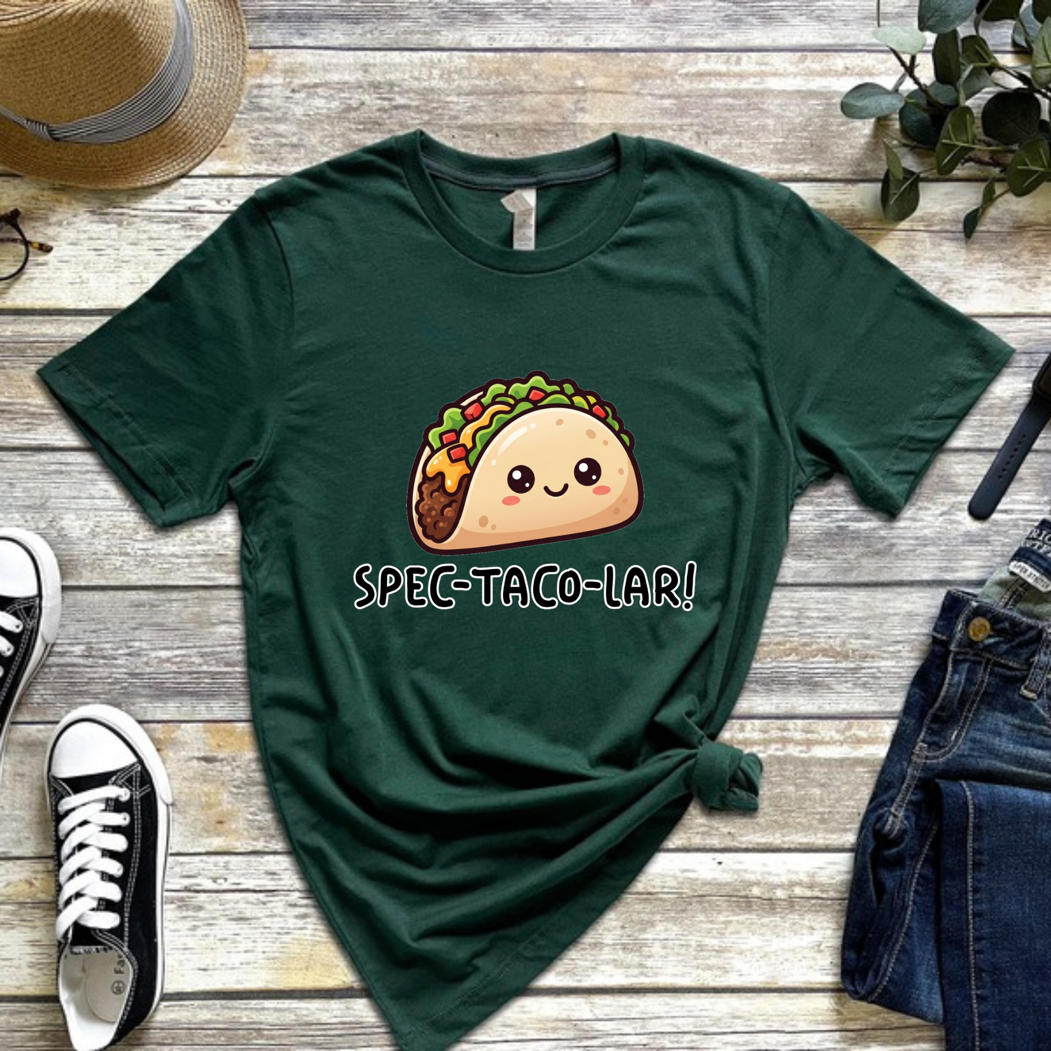 Spec-taco-lar!  Taco T-Shirt