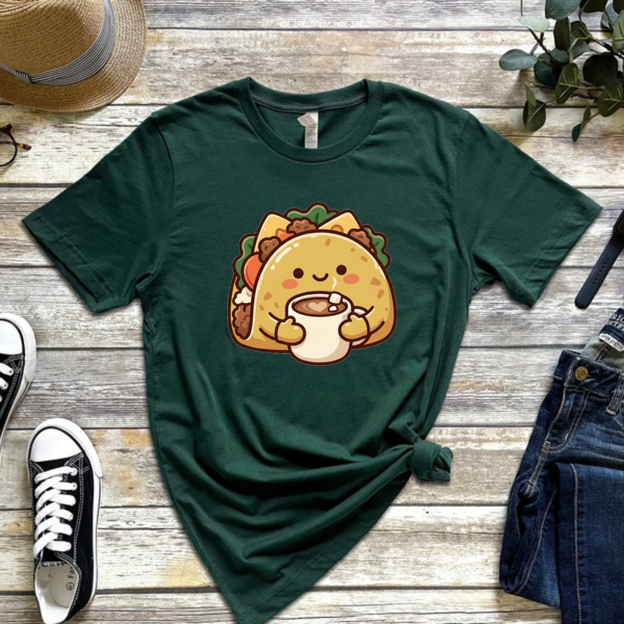 Cozy Taco Mascot T-Shirt