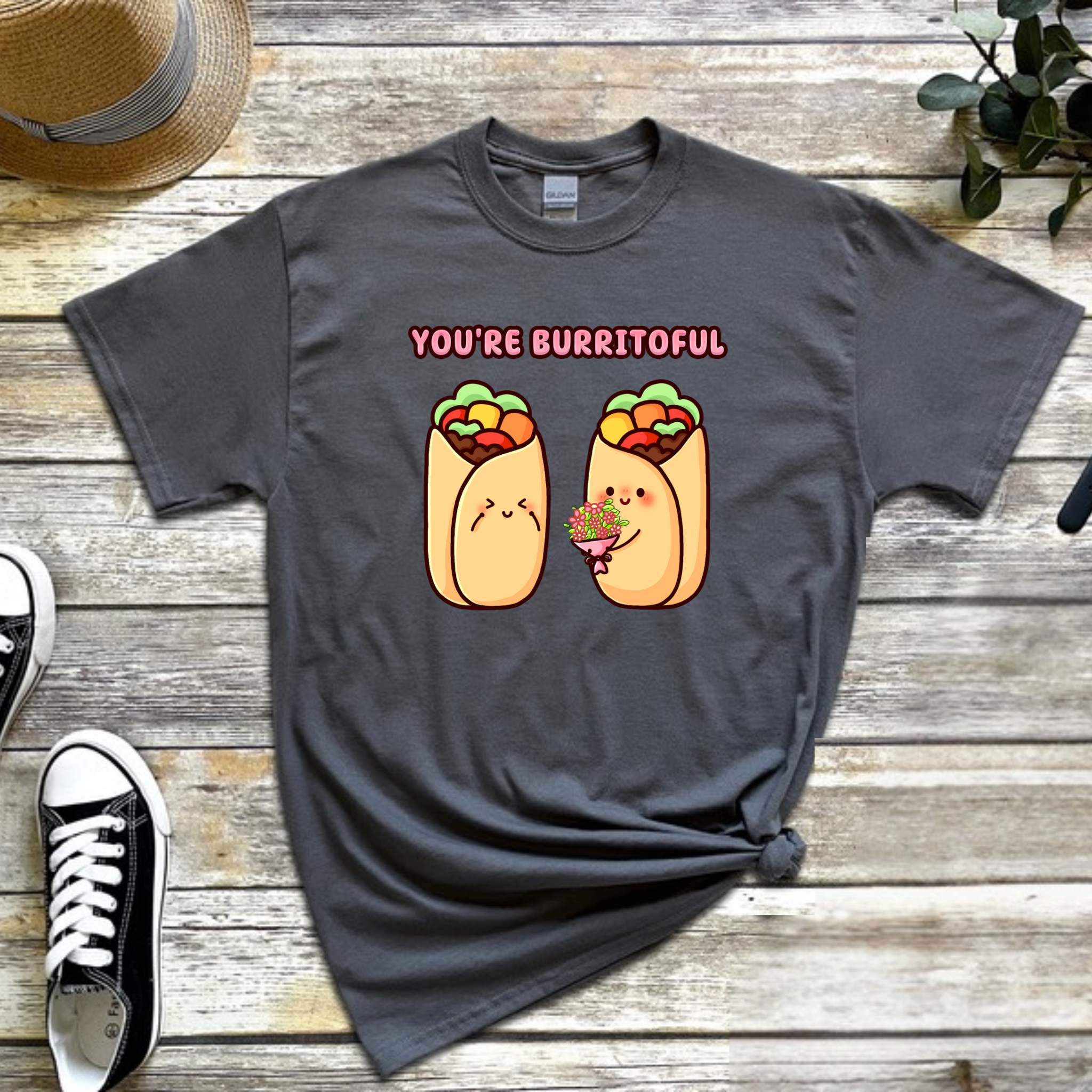 You're Burritoful Burrito Couple T-Shirt