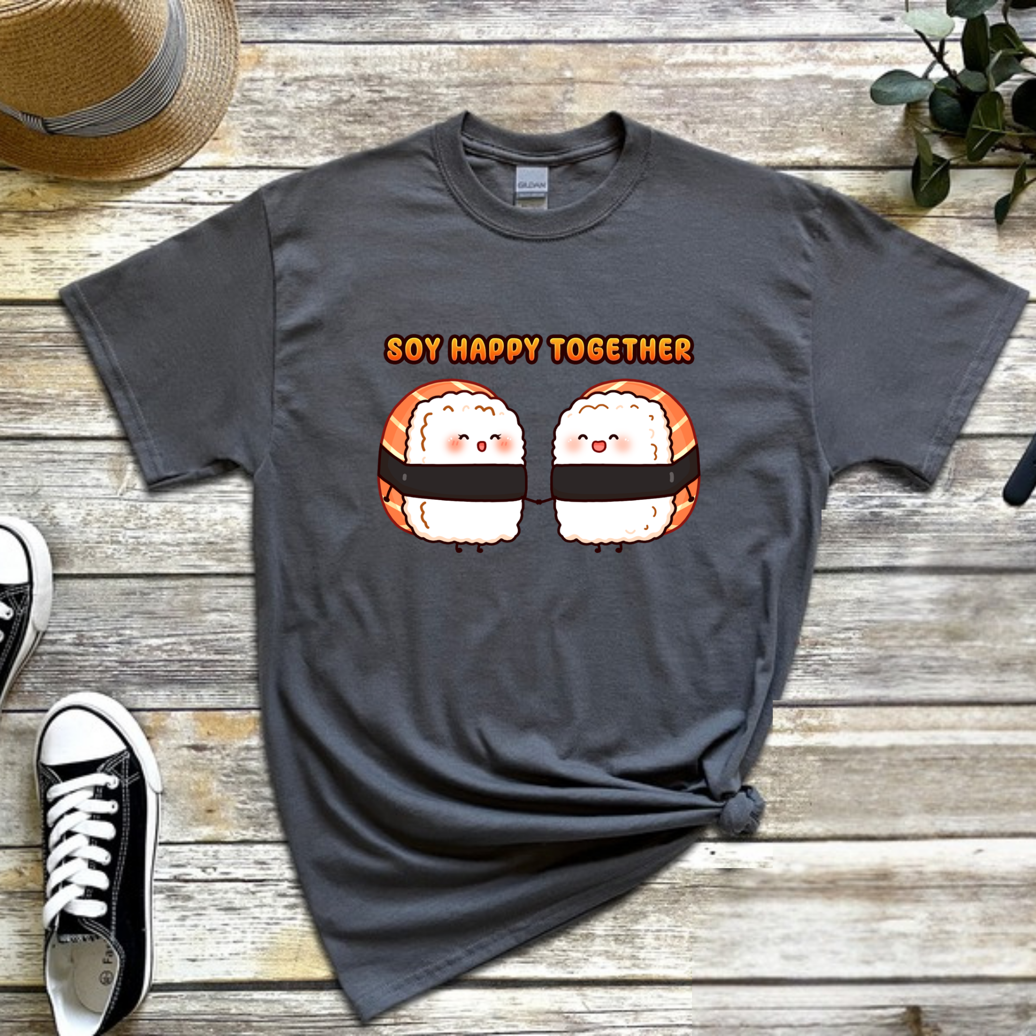 Soy Happy Together Sushi Couple T-Shirt