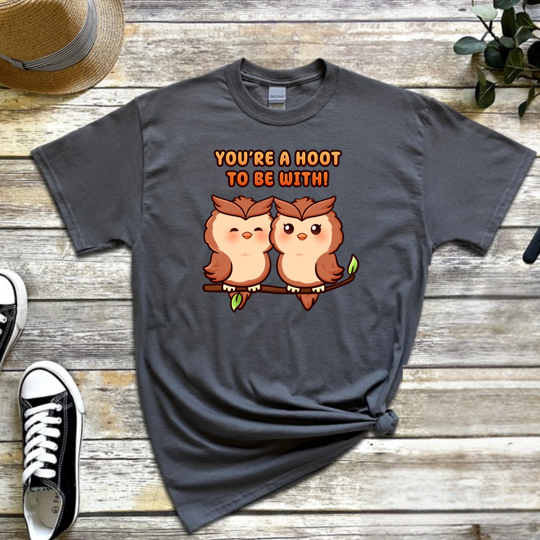 You're a Hoot to Be With Owl Couple T-Shirt