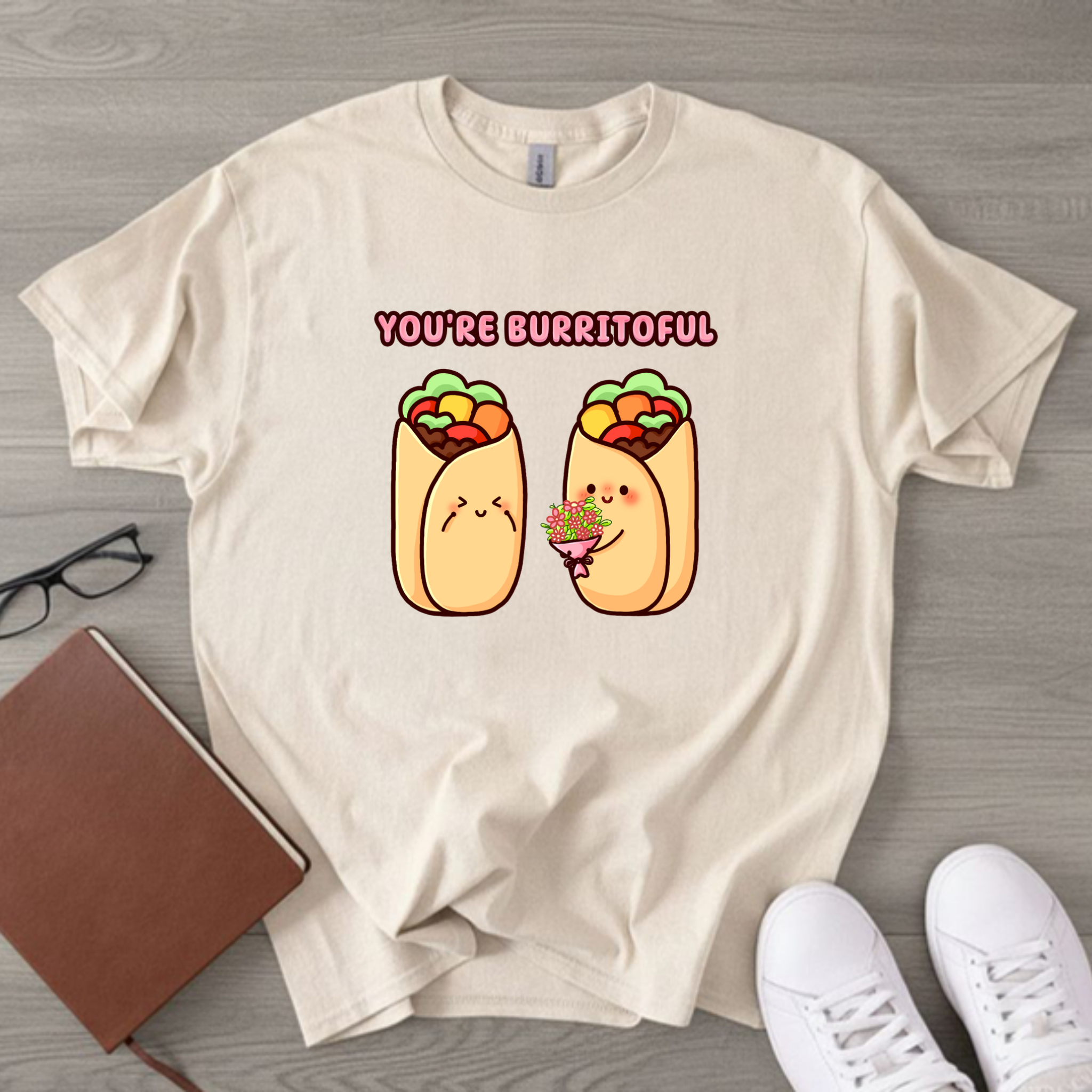 You're Burritoful Burrito Couple T-Shirt