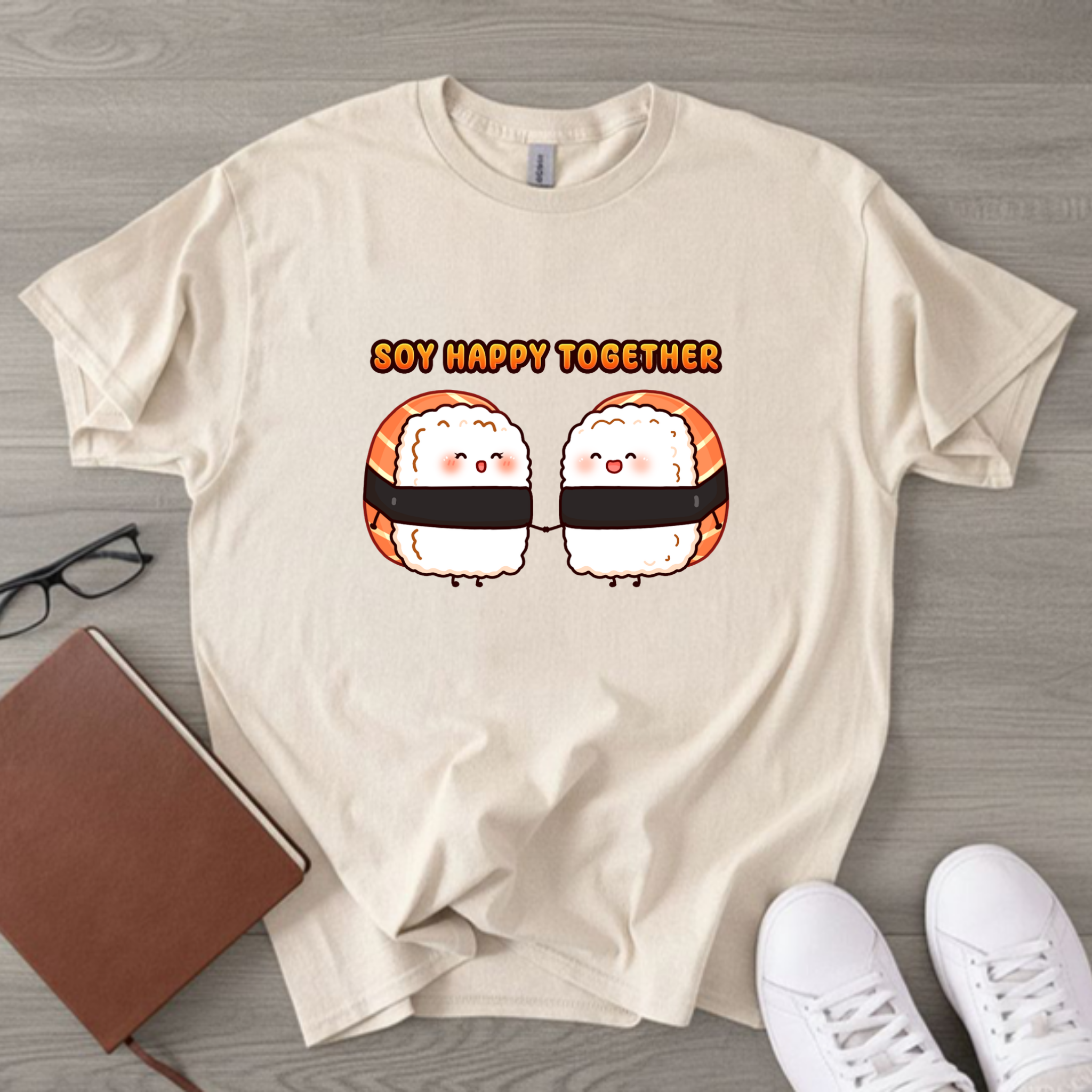 Soy Happy Together Sushi Couple T-Shirt