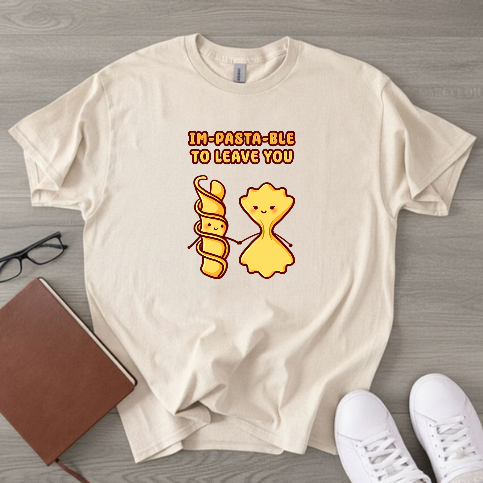 Im-Pasta-Ble to to Leave You Pasta Couple T-Shirt