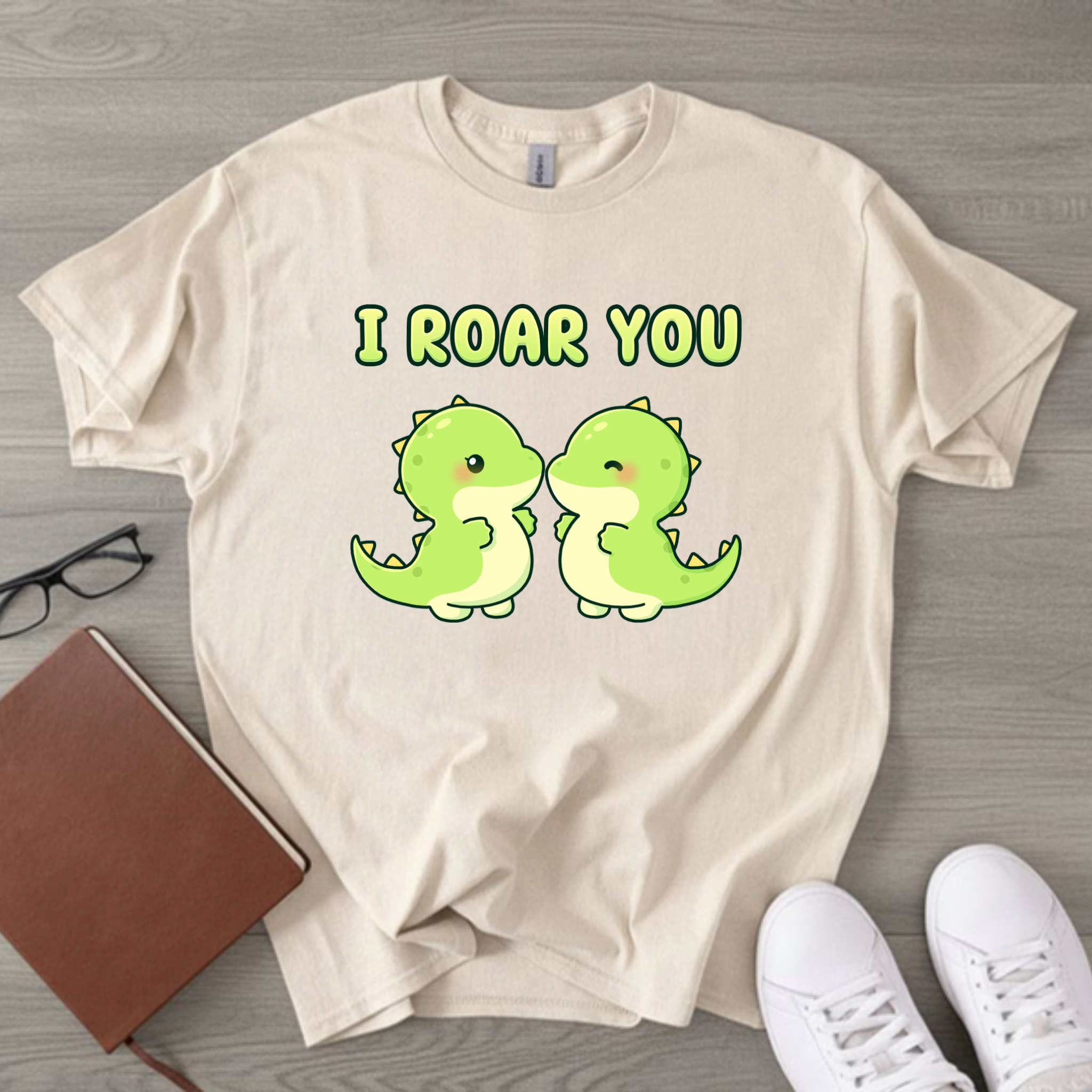 I Roar You Dinosaur Couple T-Shirt
