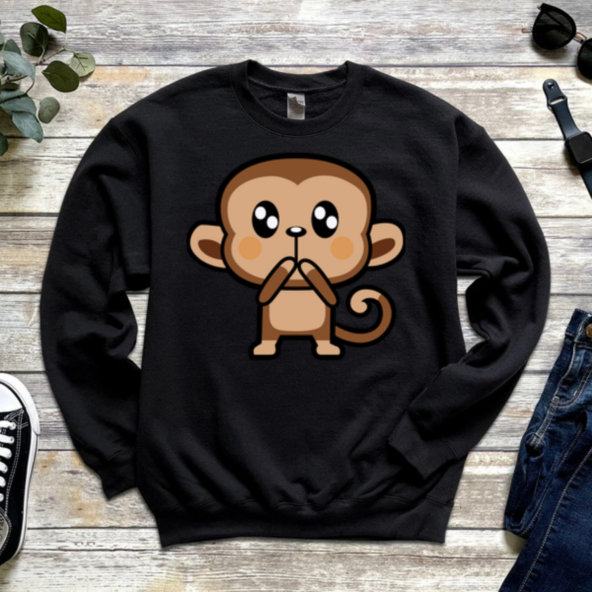 Shocked Monkey Sweatshirt