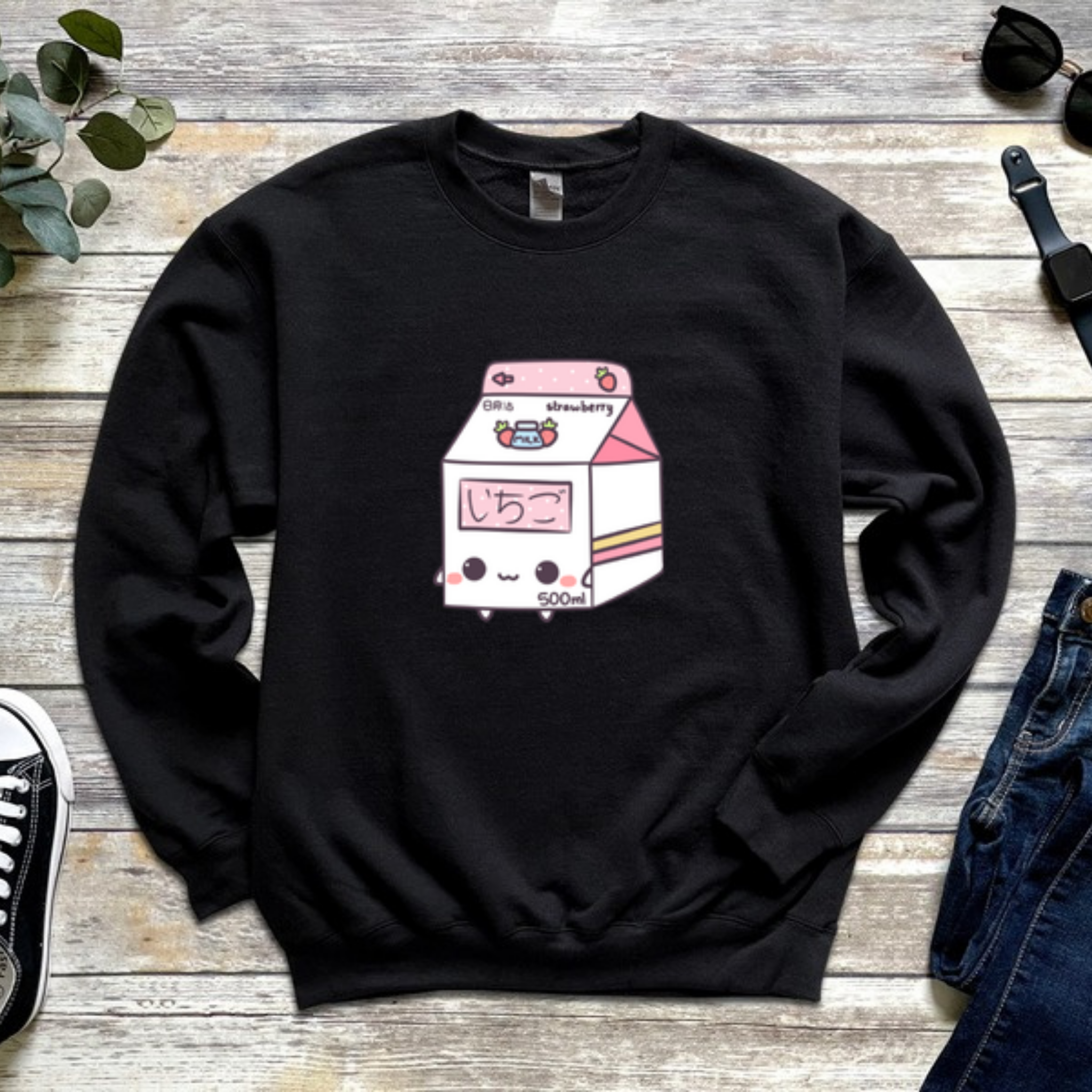 Strawberry Milk Carton Sweatshirt