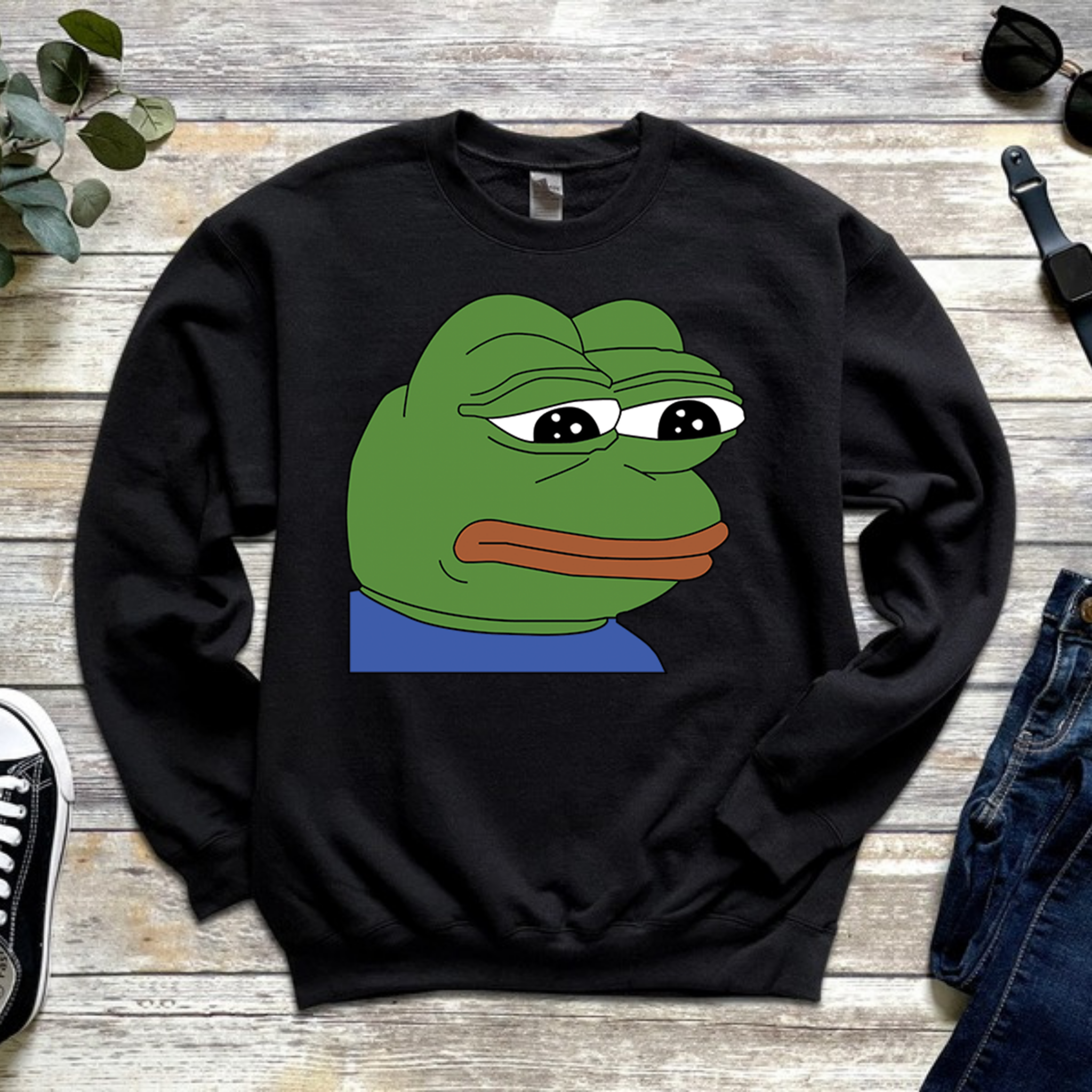 Sad Pepe the Frog Sweatshirt