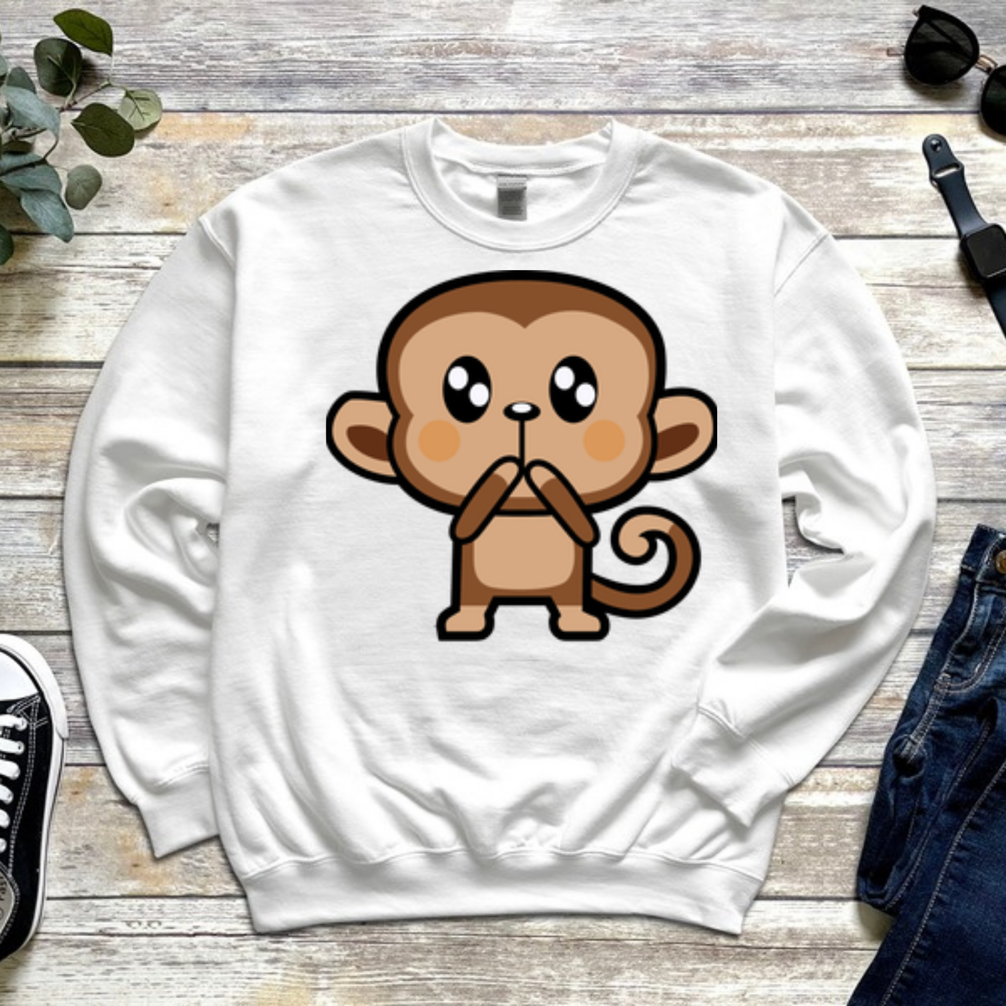 Shocked Monkey Sweatshirt