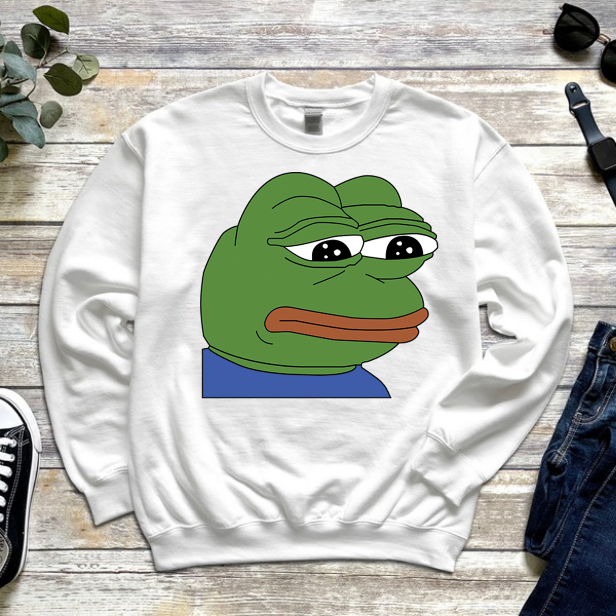 Sad Pepe the Frog Sweatshirt