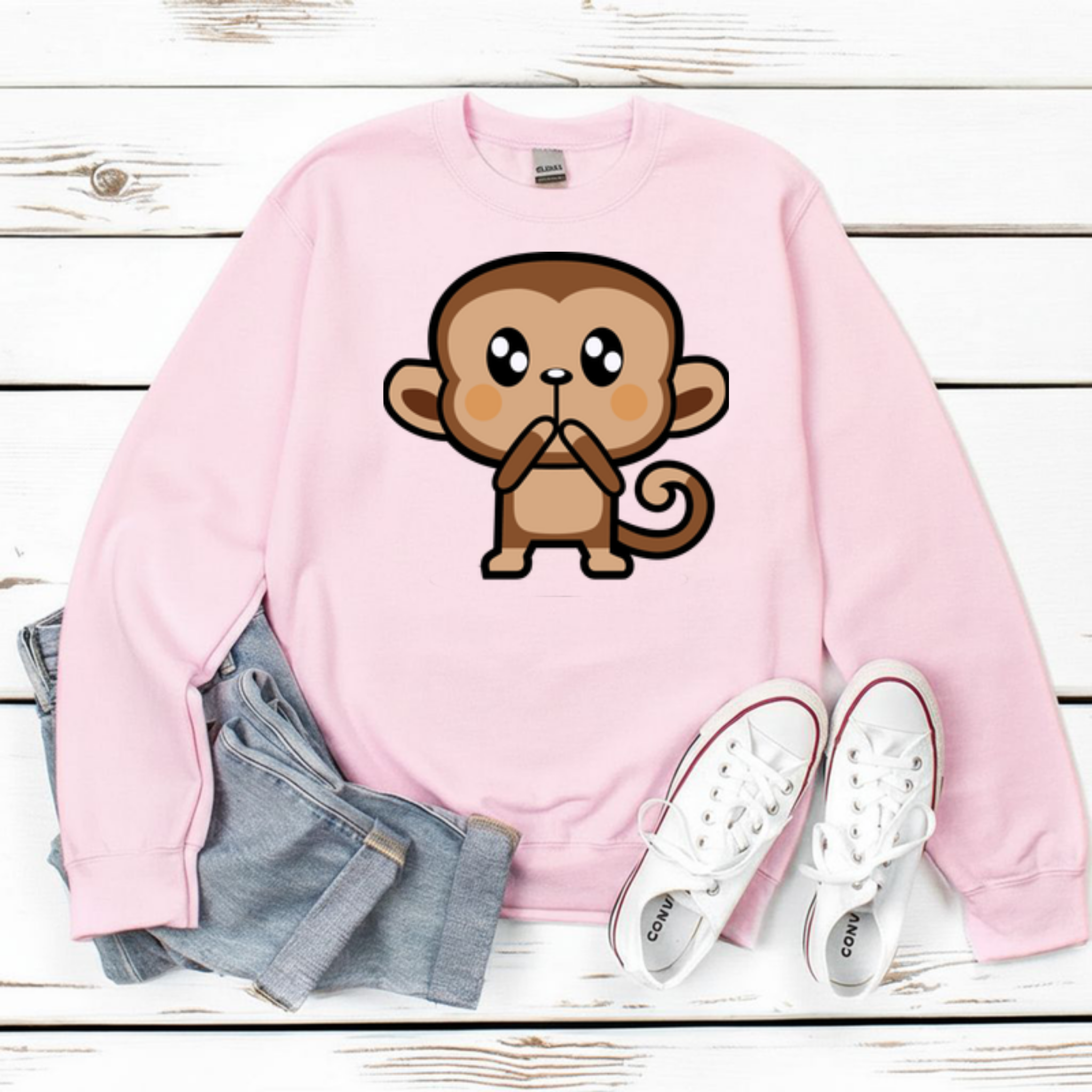 Shocked Monkey Sweatshirt