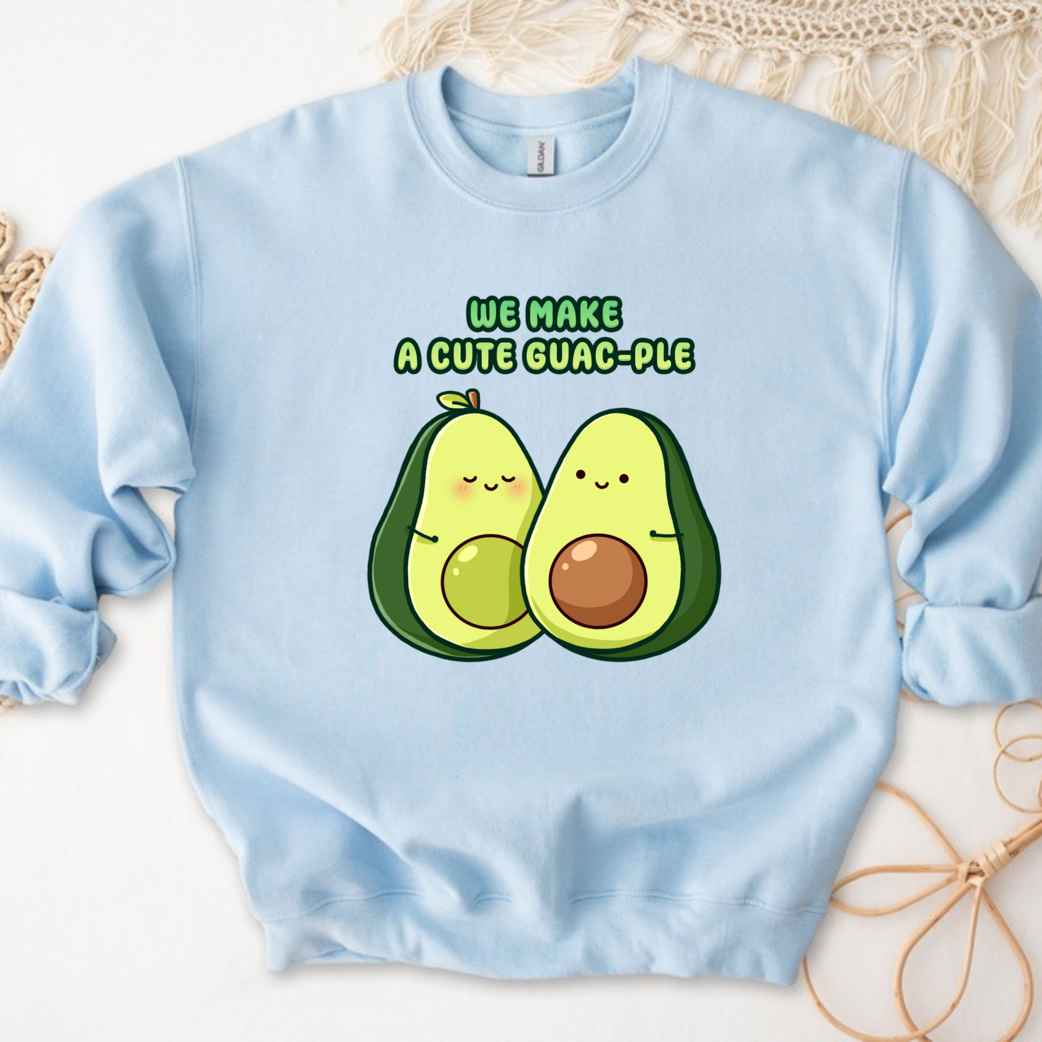 We Make a Cute Guac-ple Avocado Couple Sweatshirt