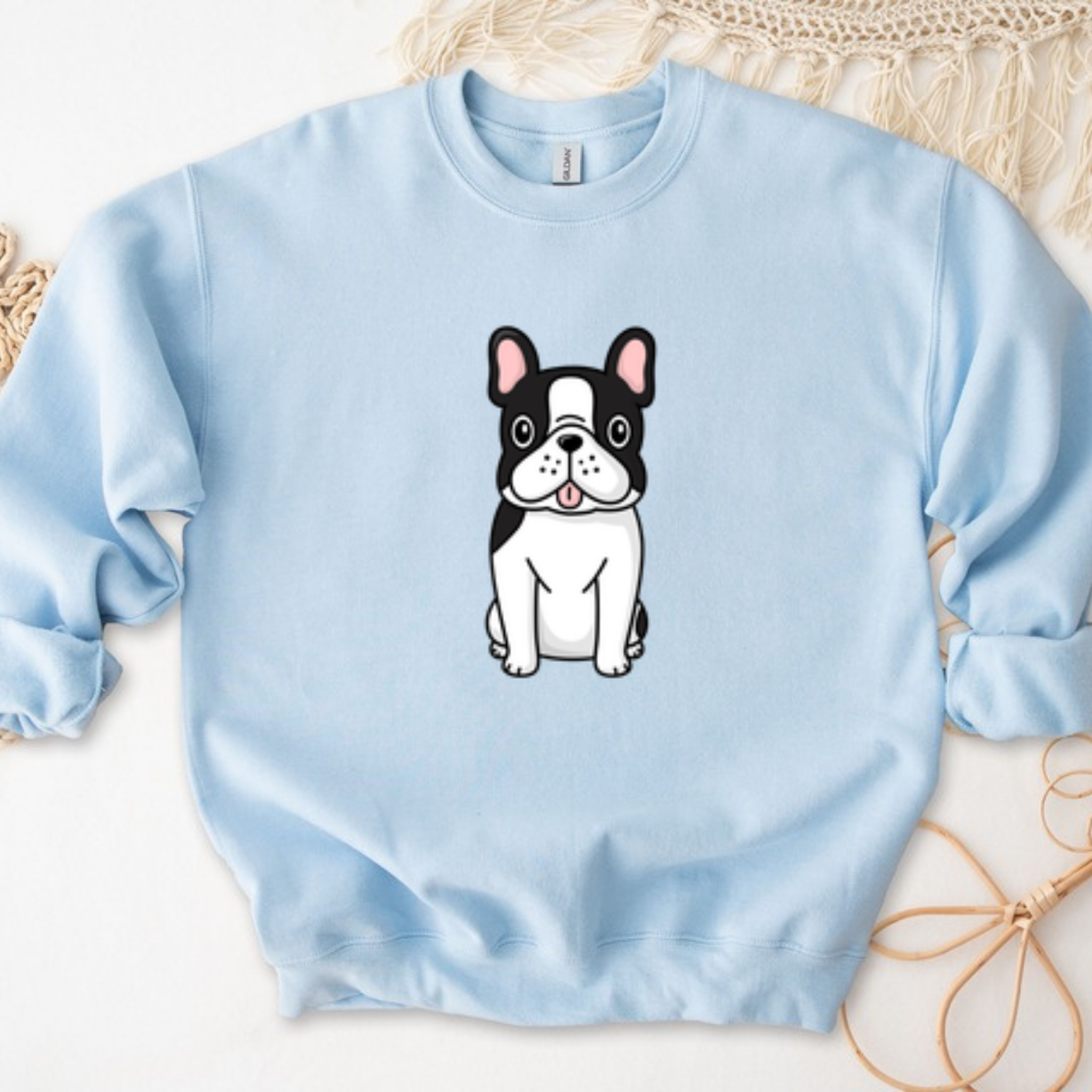 Black and White French Bulldog Sweatshirt