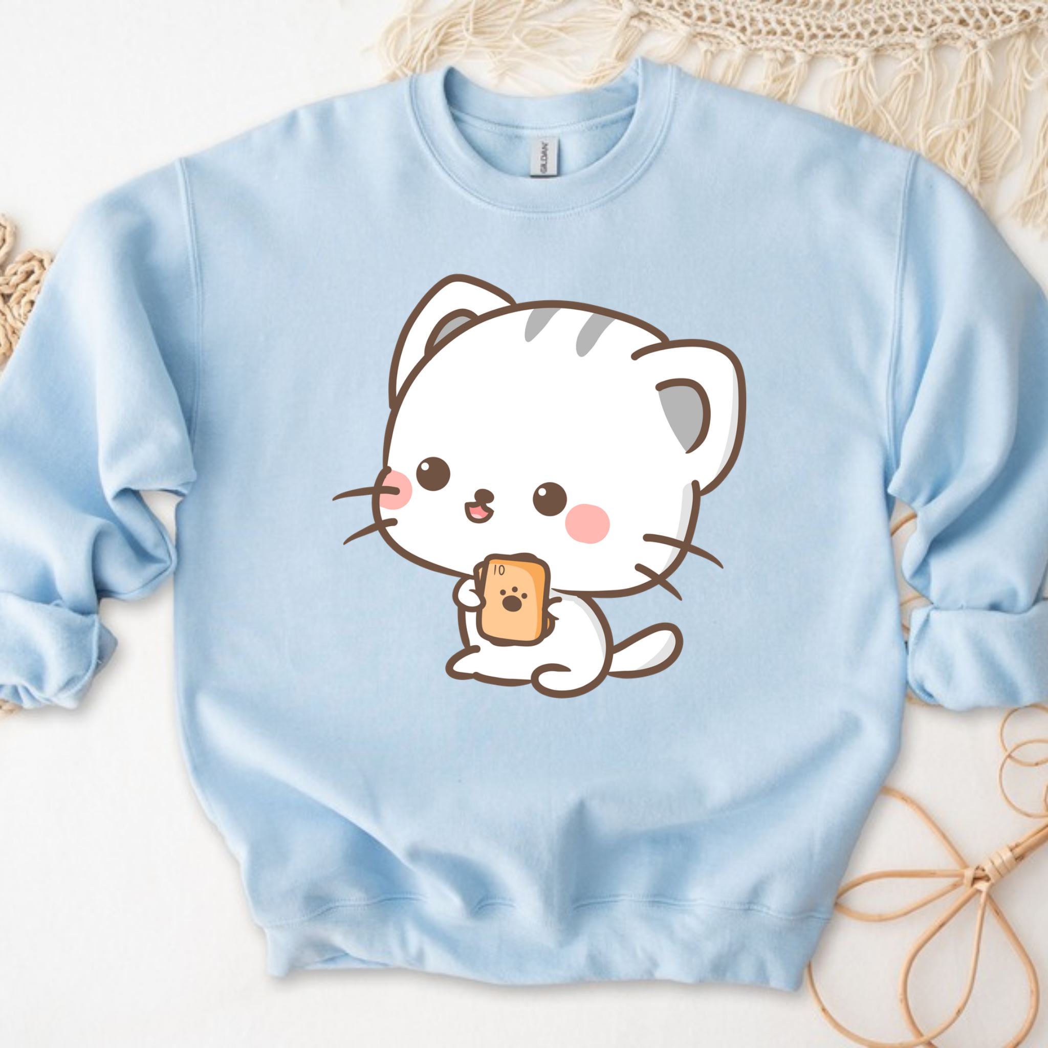 Cat Playing Cards Sweatshirt