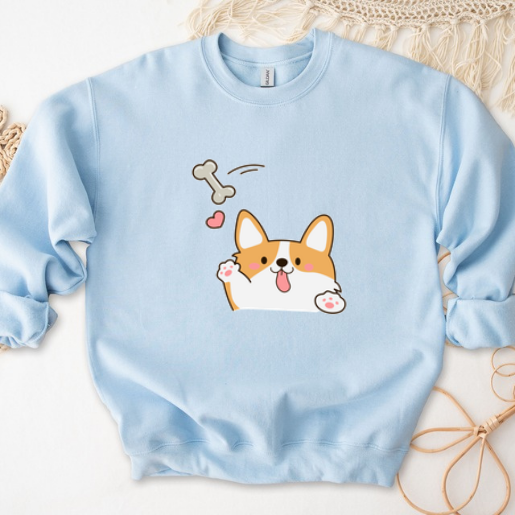 Dog Fetching Bone Sweatshirt