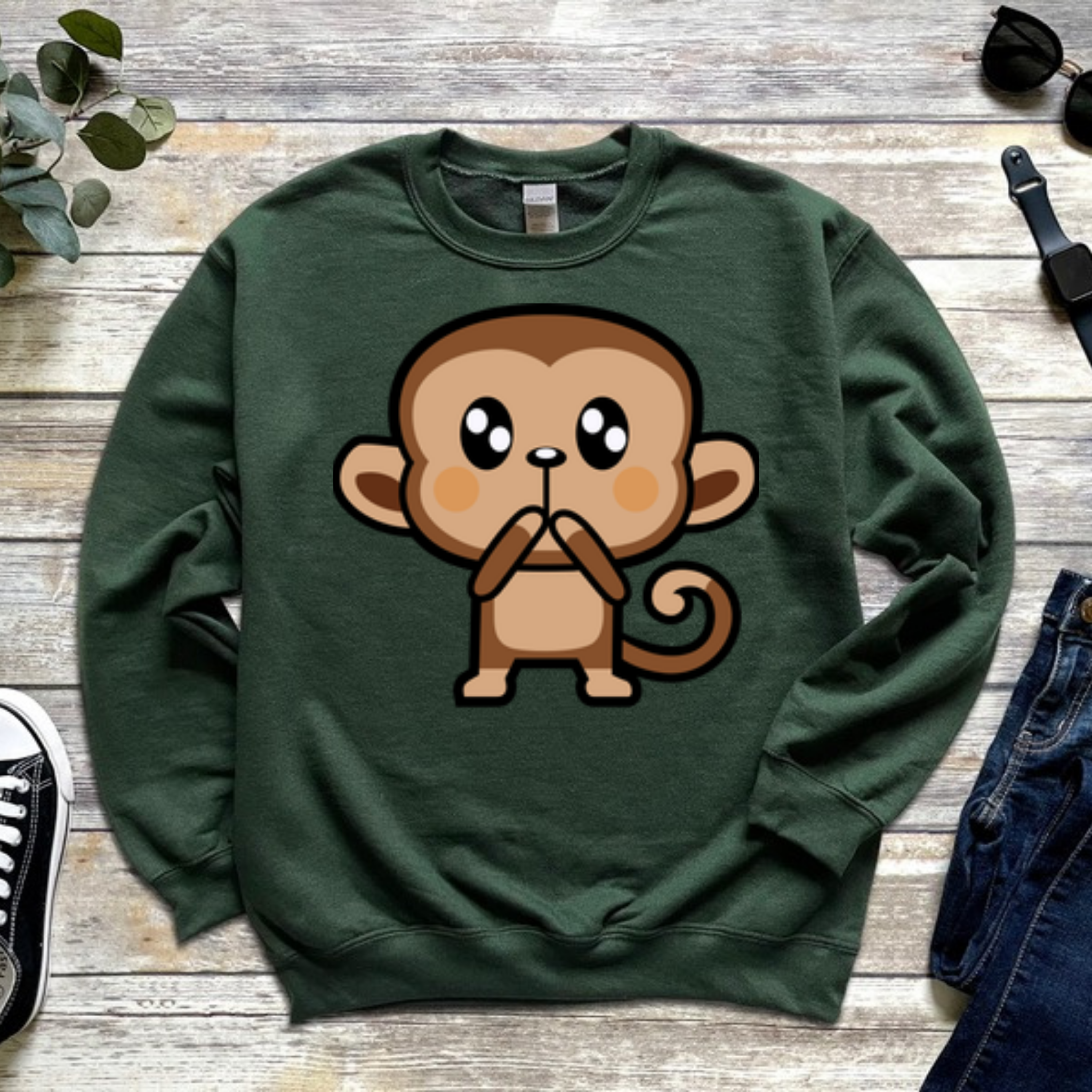 Shocked Monkey Sweatshirt