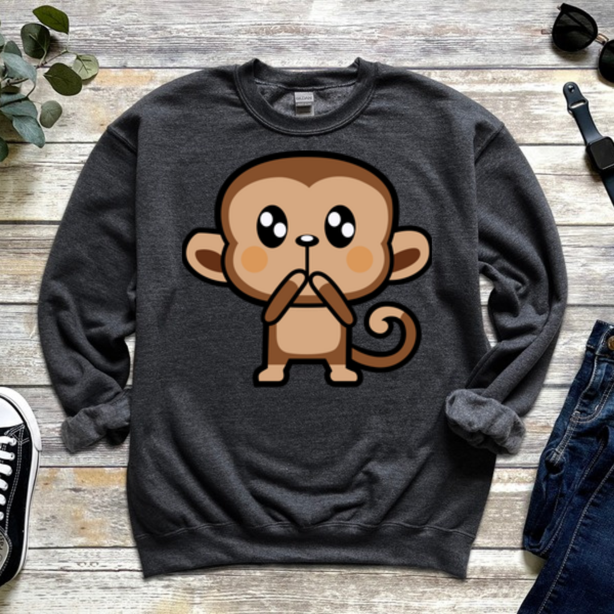 Shocked Monkey Sweatshirt