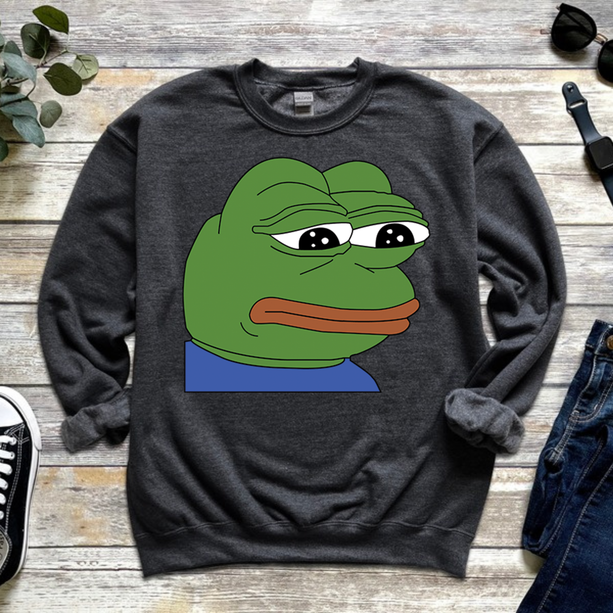 Sad Pepe the Frog Sweatshirt
