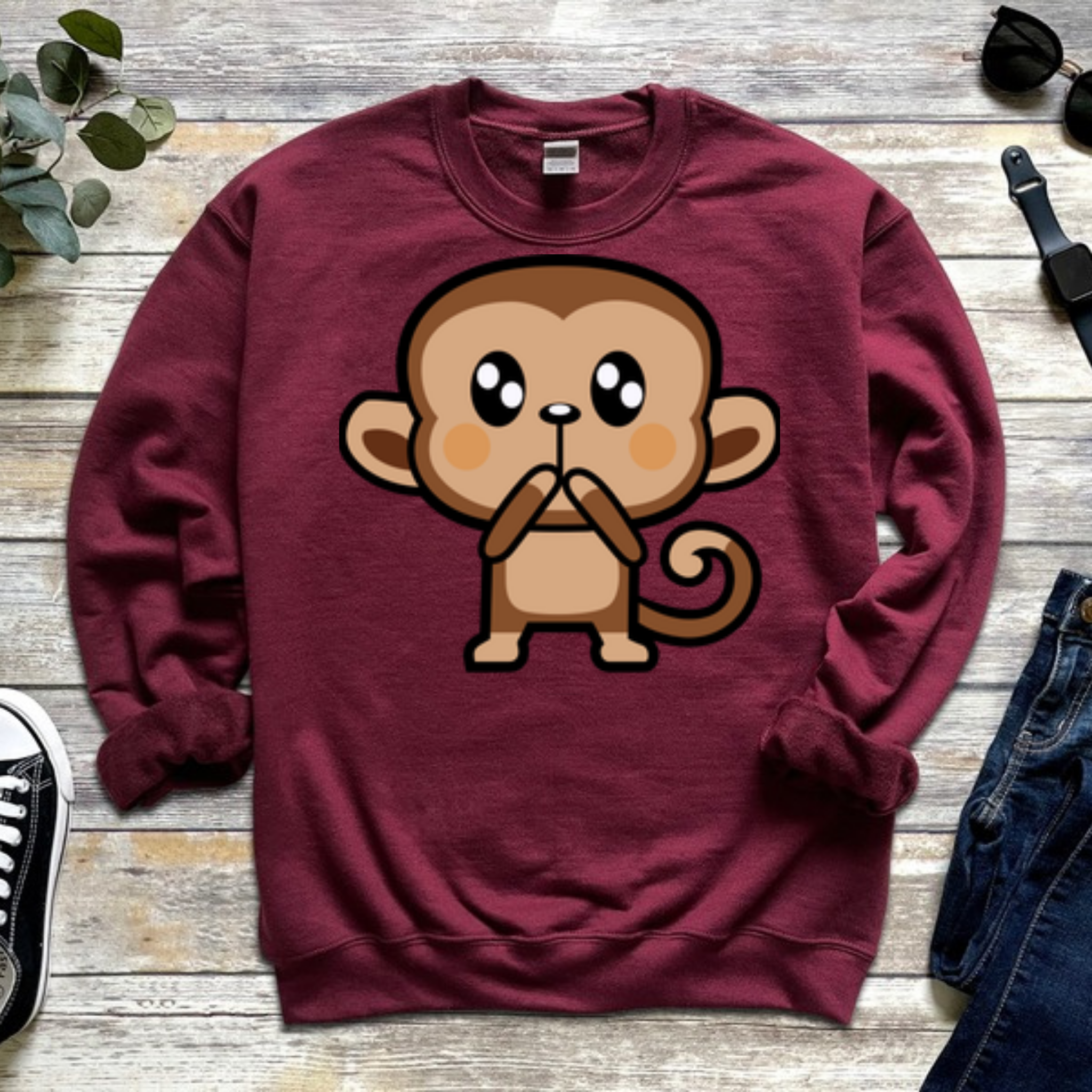 Shocked Monkey Sweatshirt