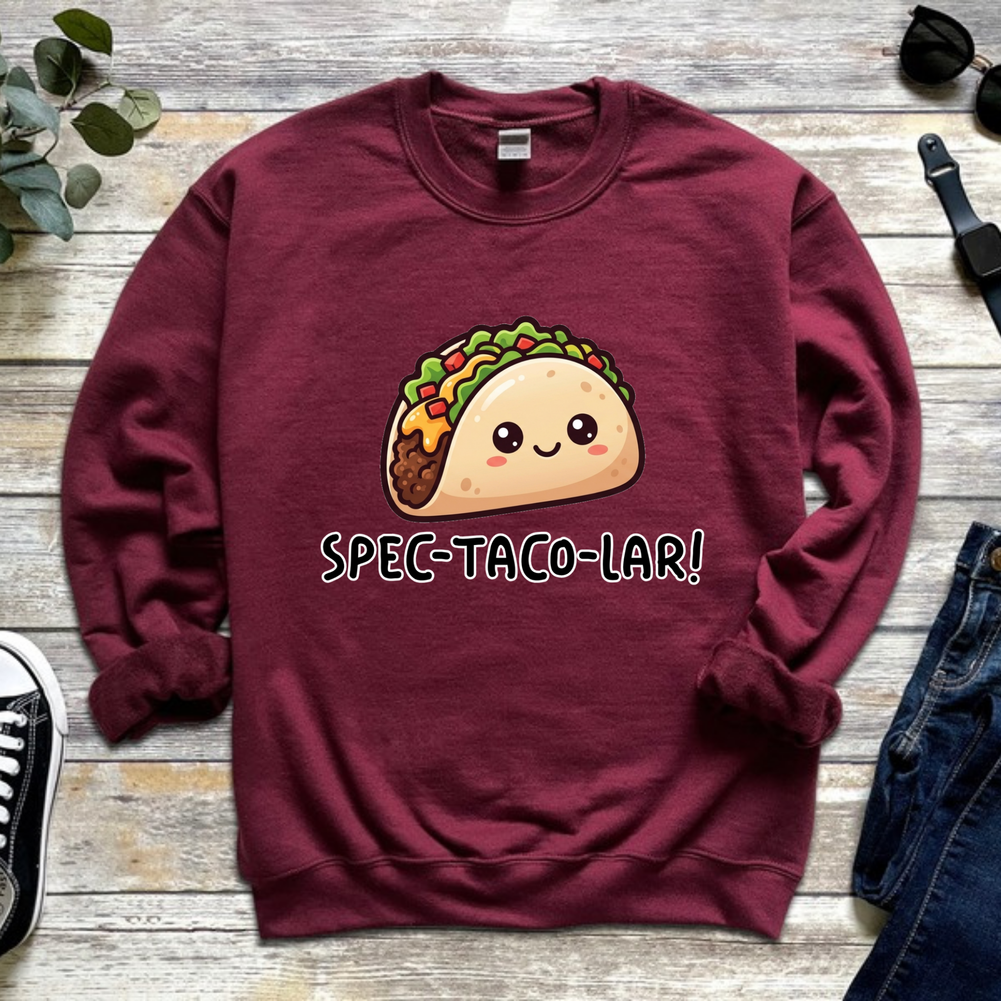 Spec-taco-lar!  Taco Sweatshirt