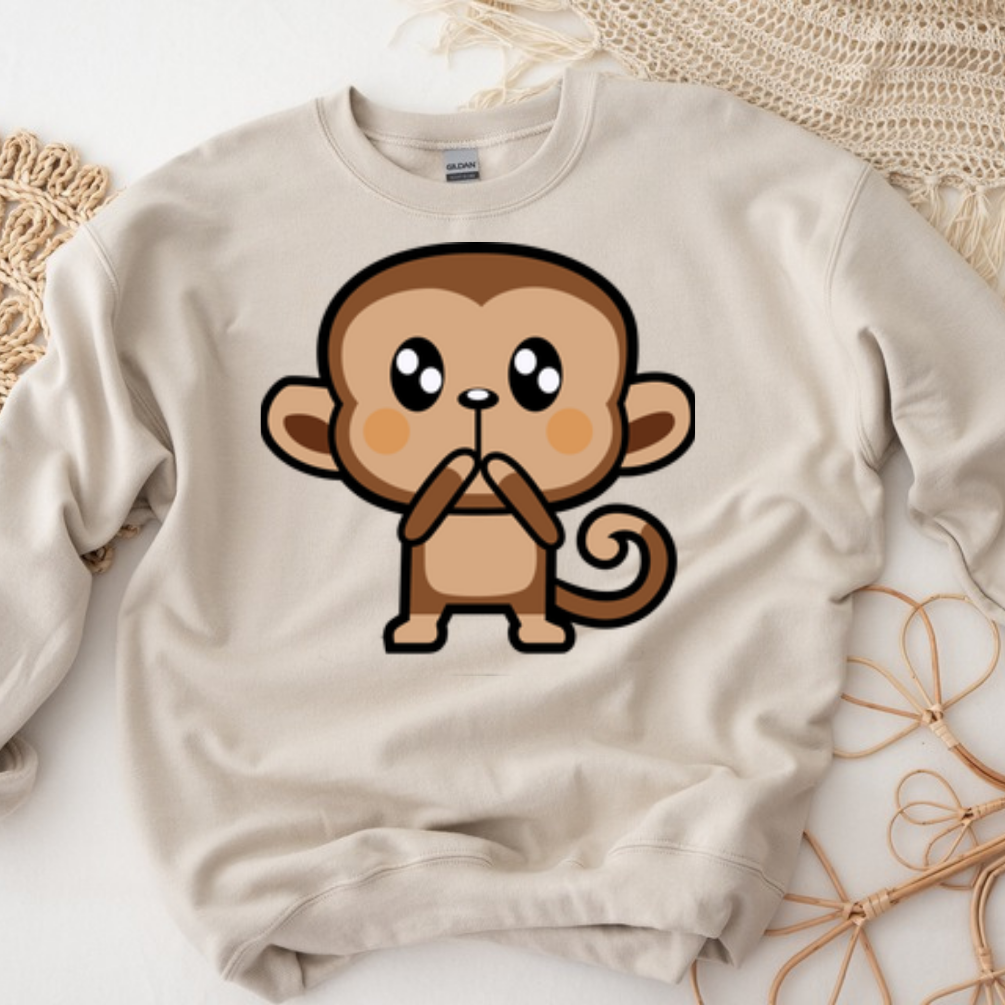 Shocked Monkey Sweatshirt