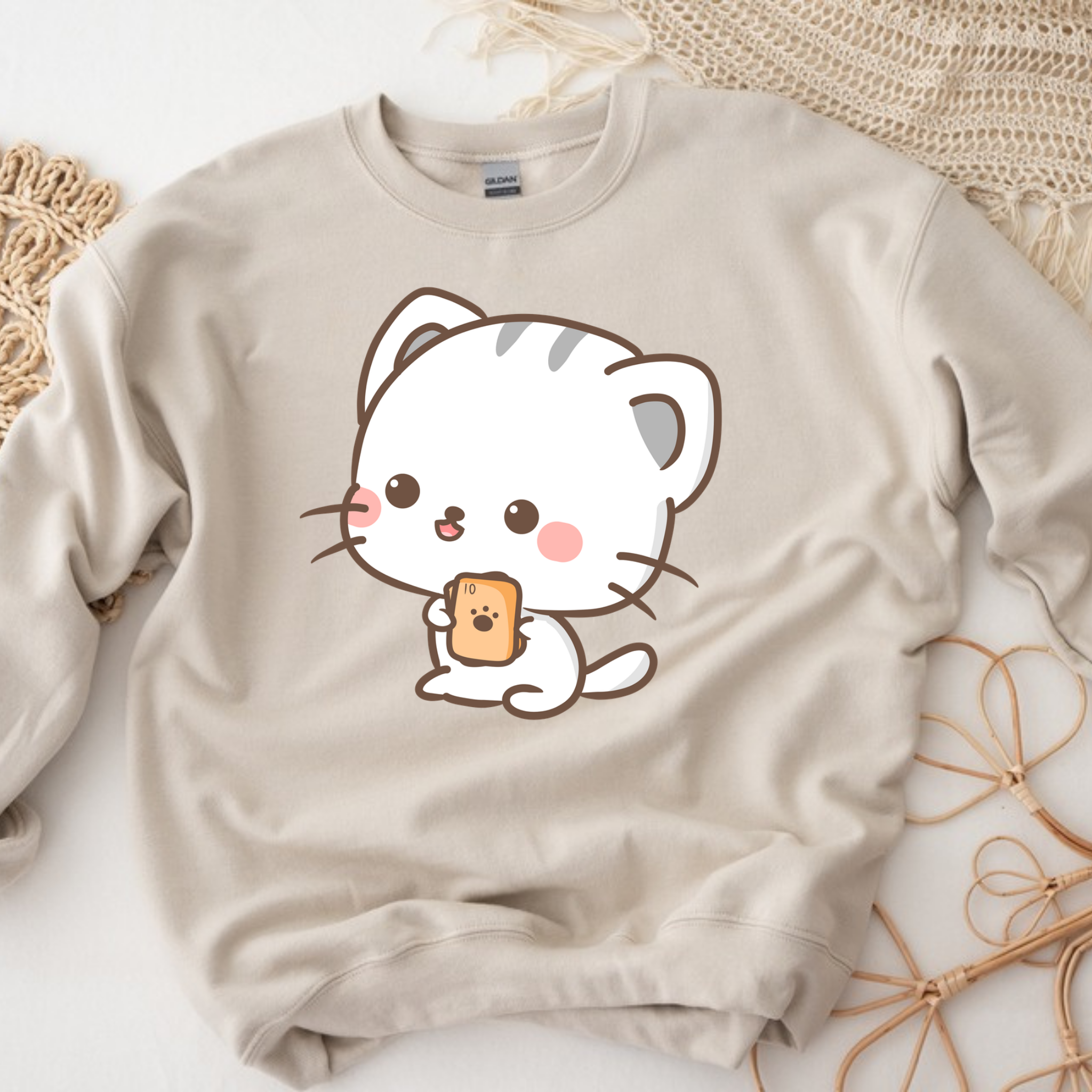 Cat Playing Cards Sweatshirt
