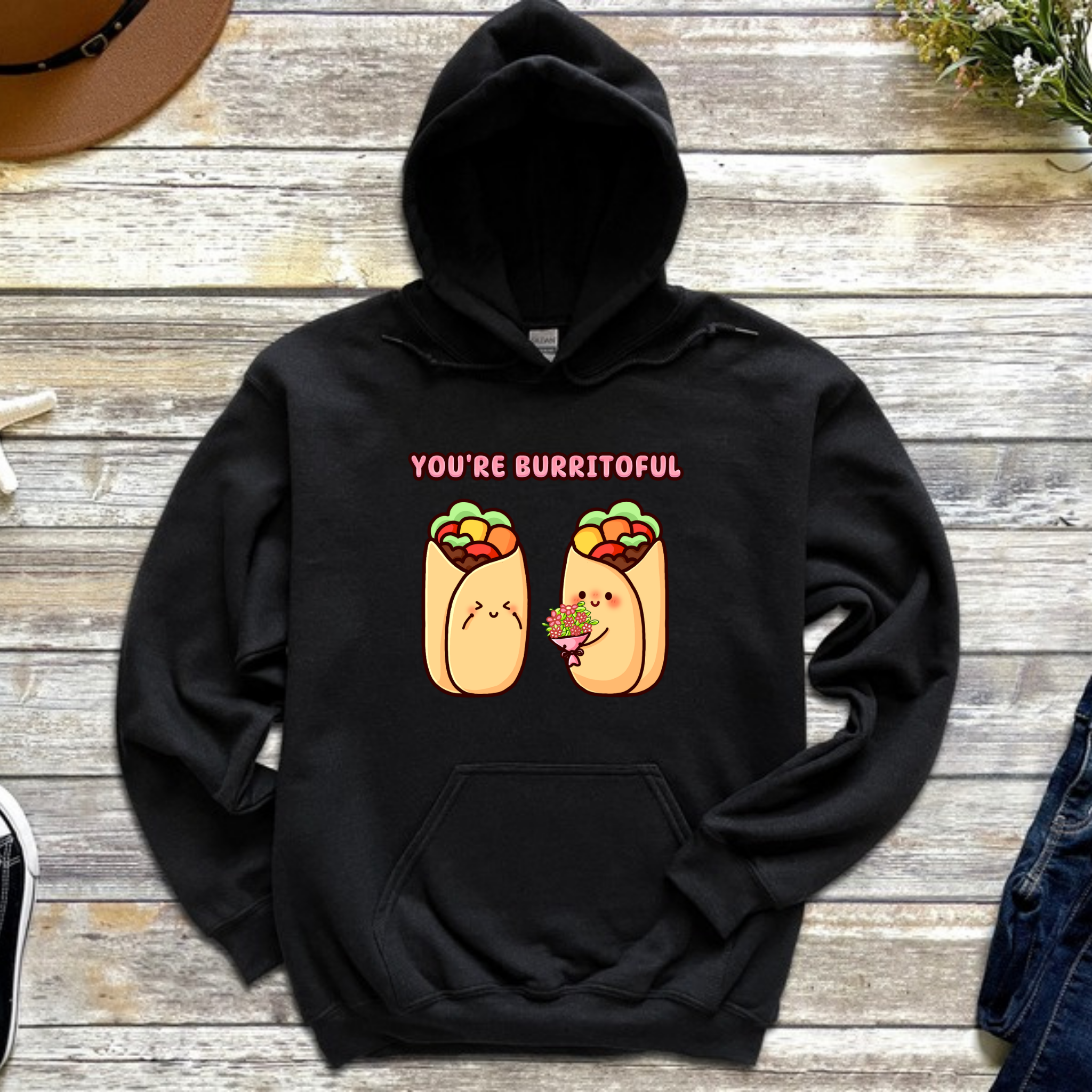 You're Burritoful Burrito Couple Hoodie