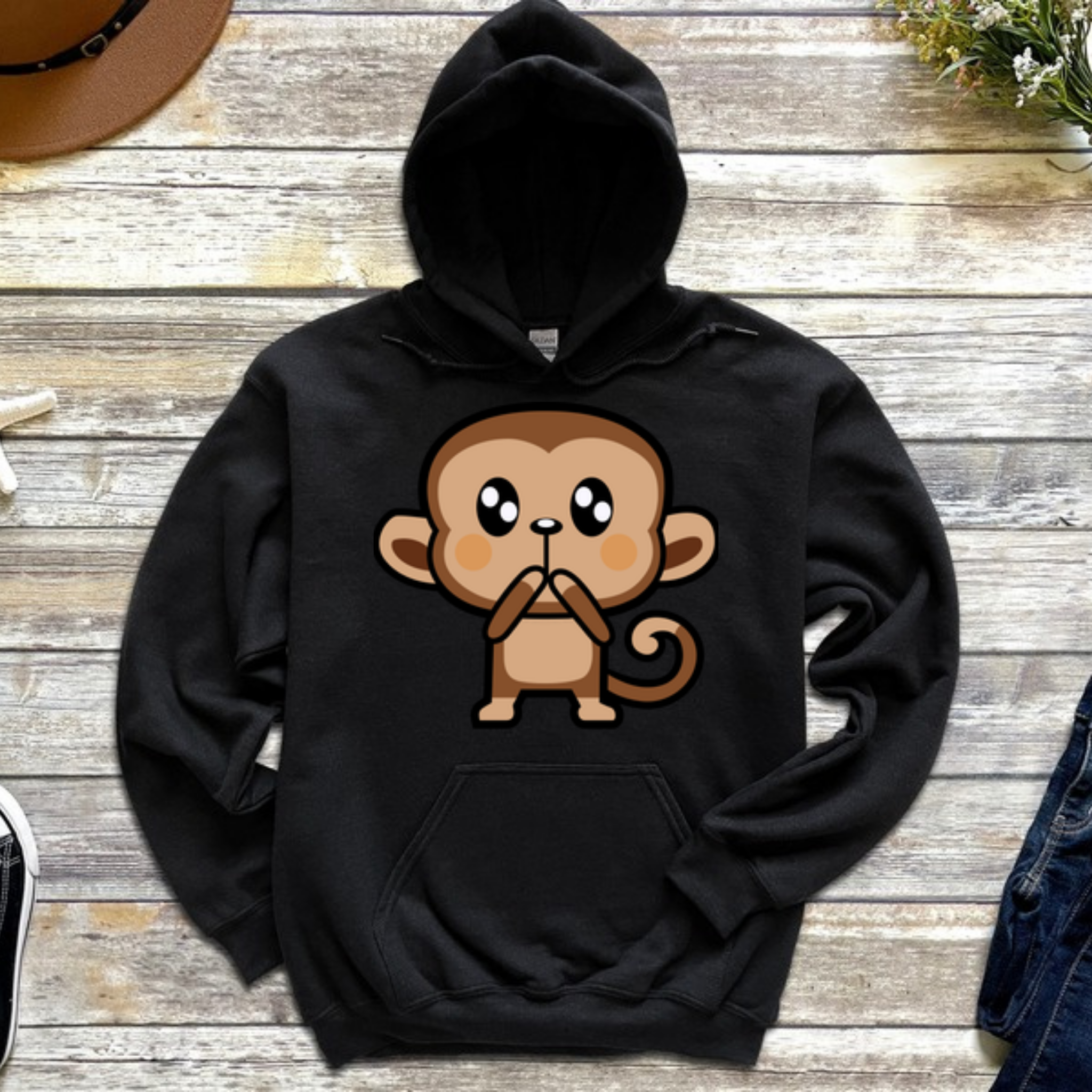 Shocked Monkey Hoodie