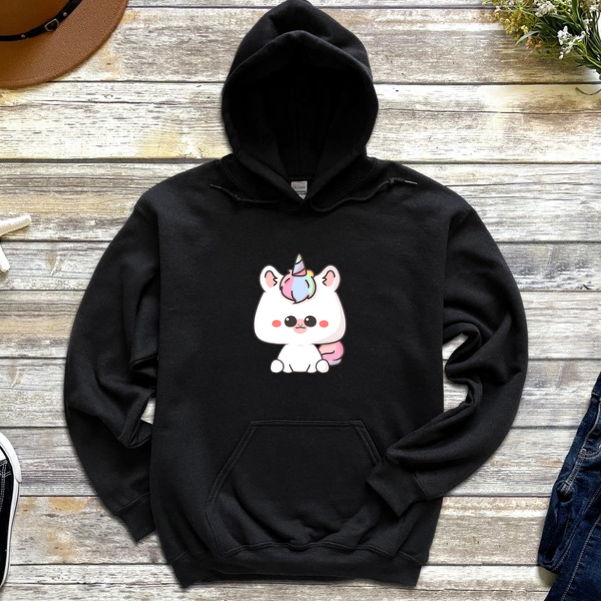 Rainbow Baby Unicorn Hoodie