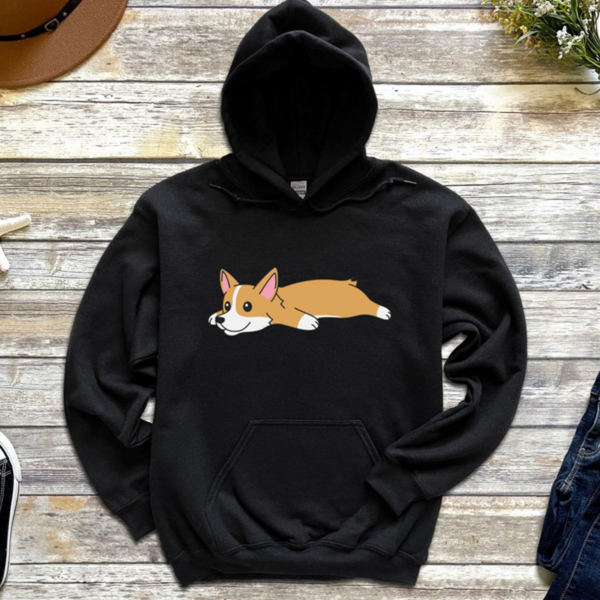 Tired Dog Hoodie