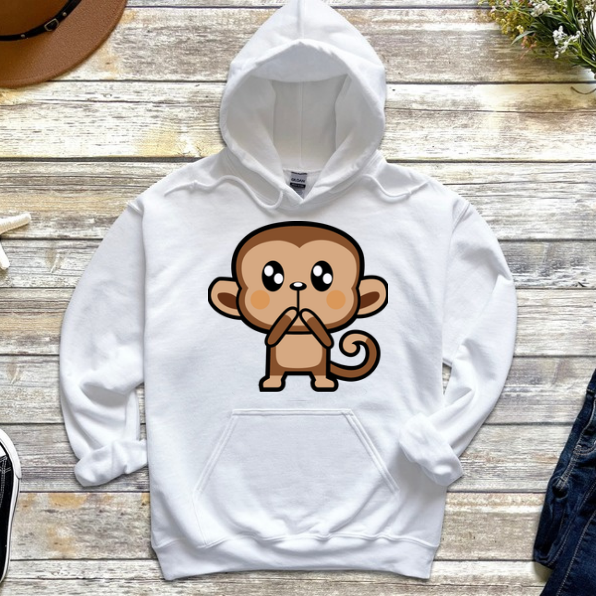 Shocked Monkey Hoodie