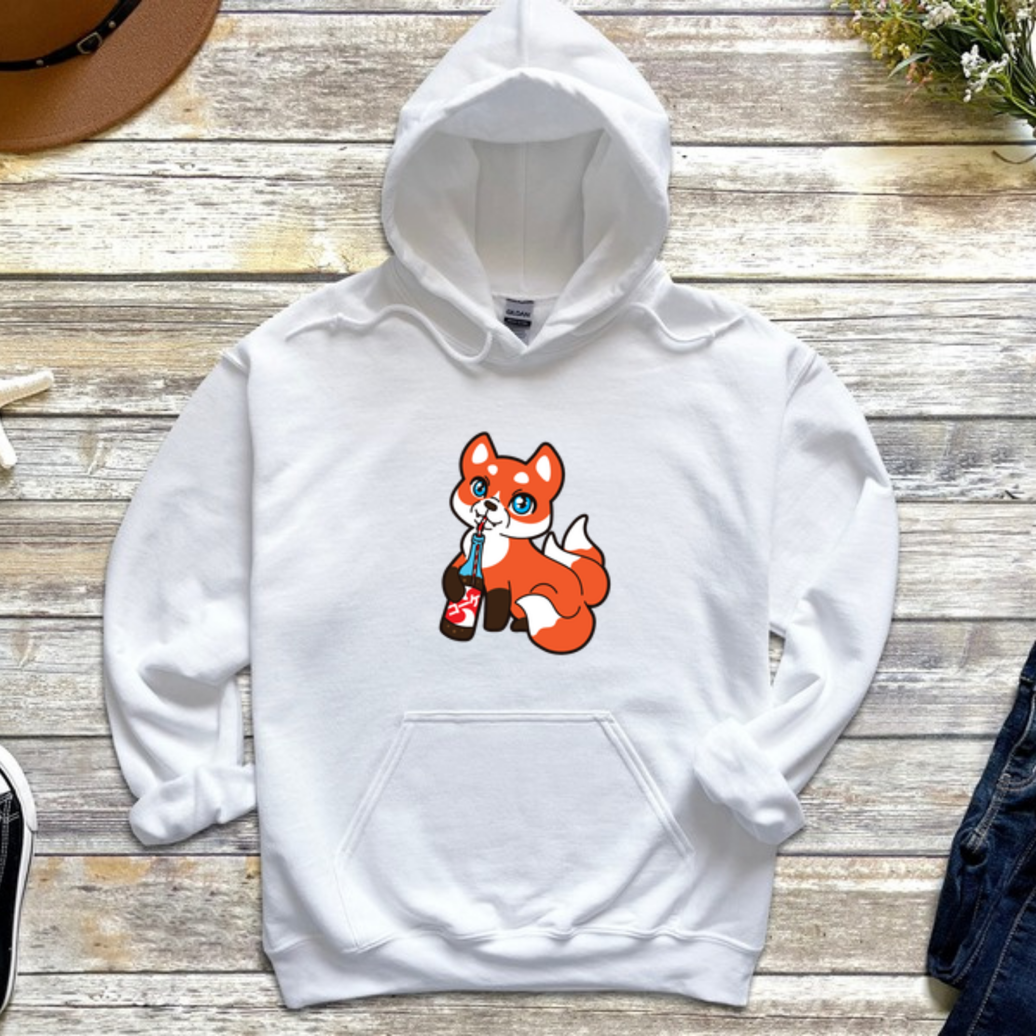 Kitsune Cola Hoodie