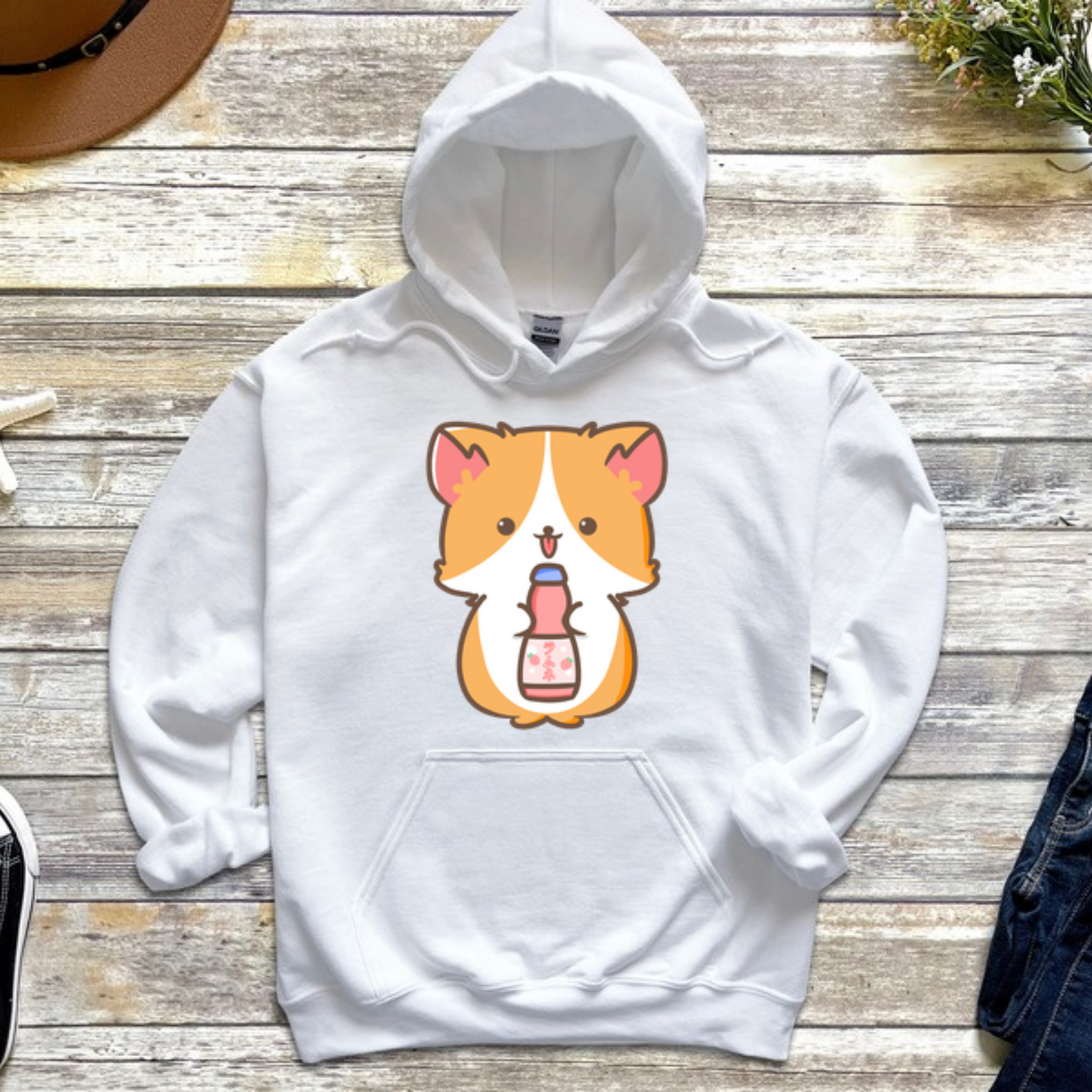 Ramune Soda Dog Hoodie
