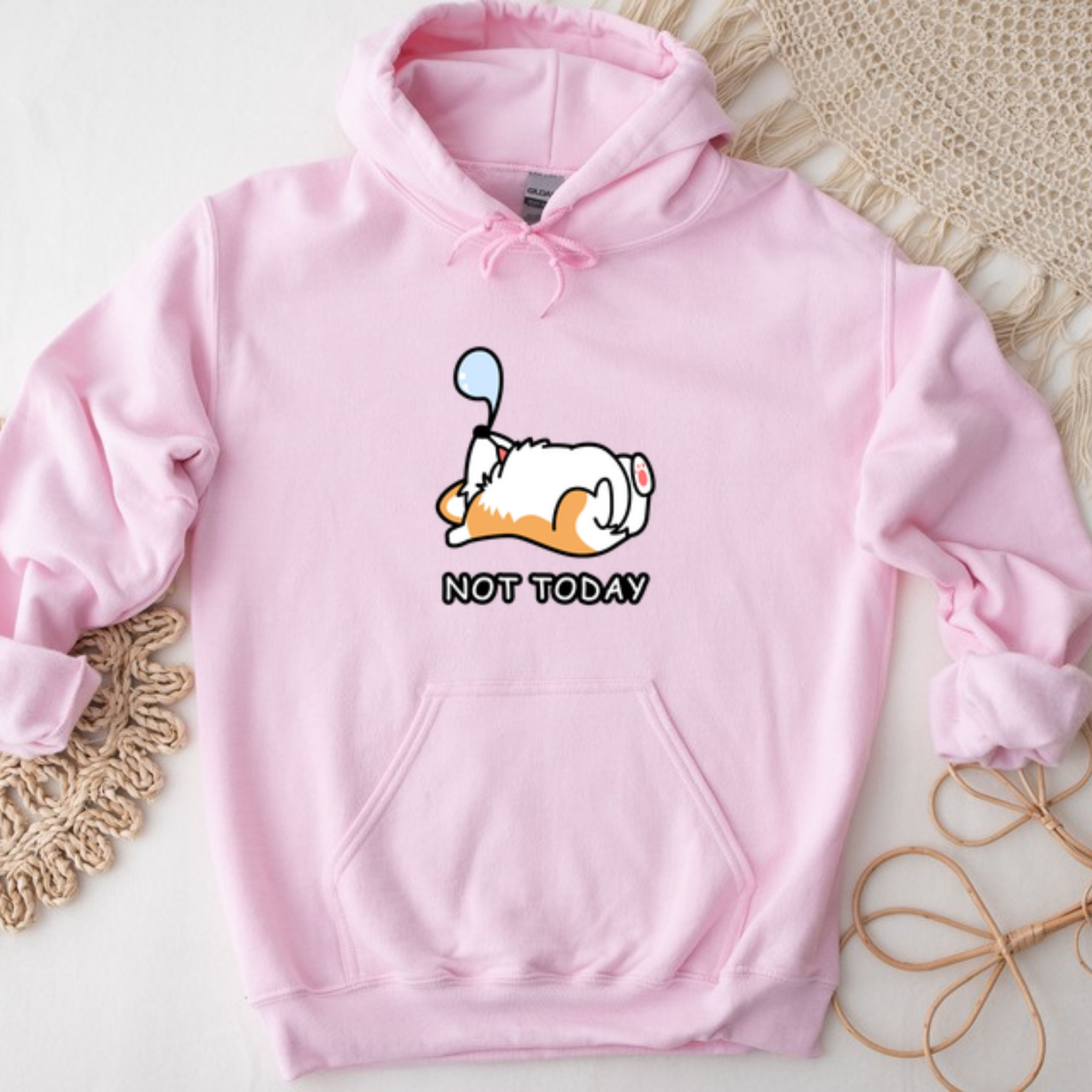 Not Today Sleeping Dog Hoodie