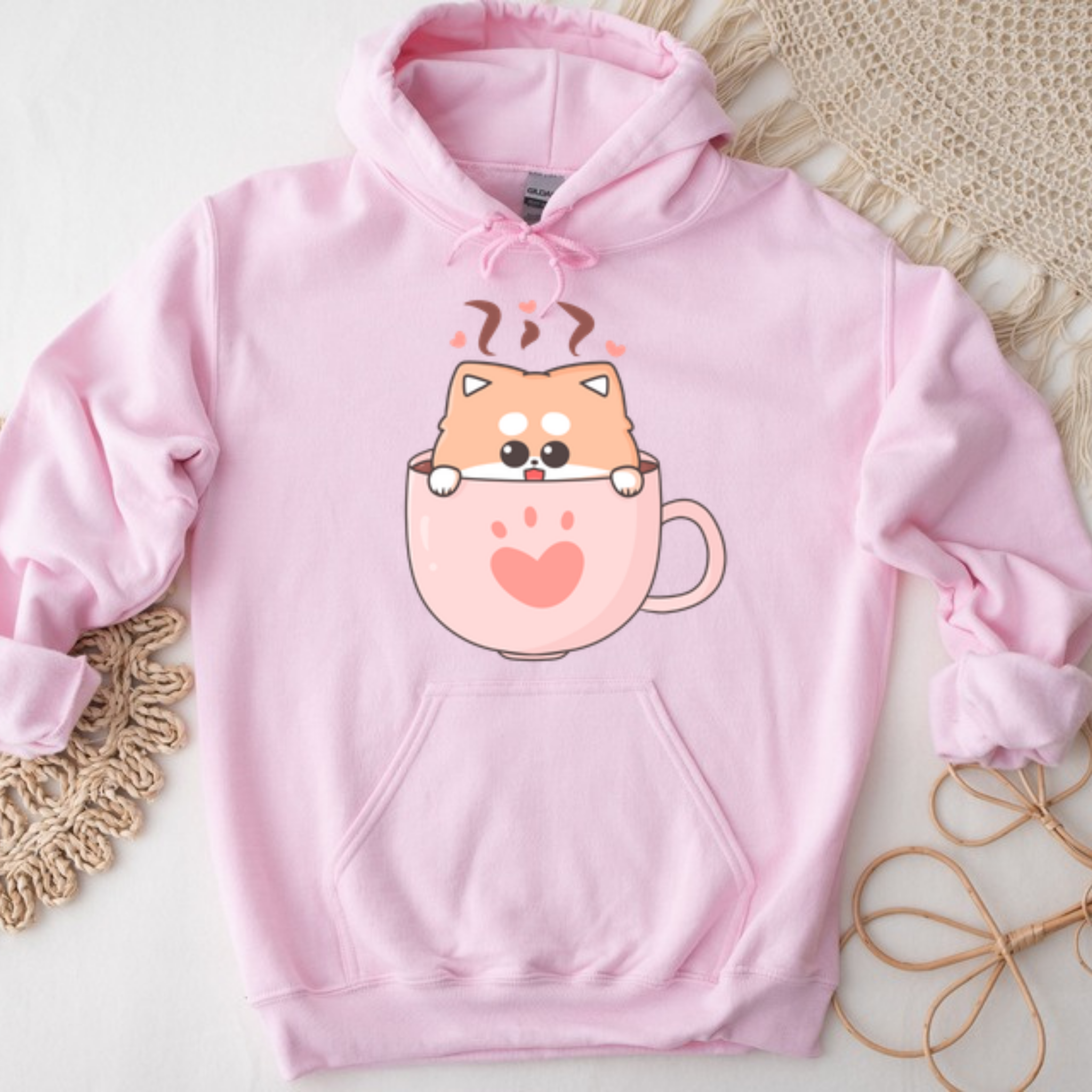 Puppy in a Teacup Hoodie