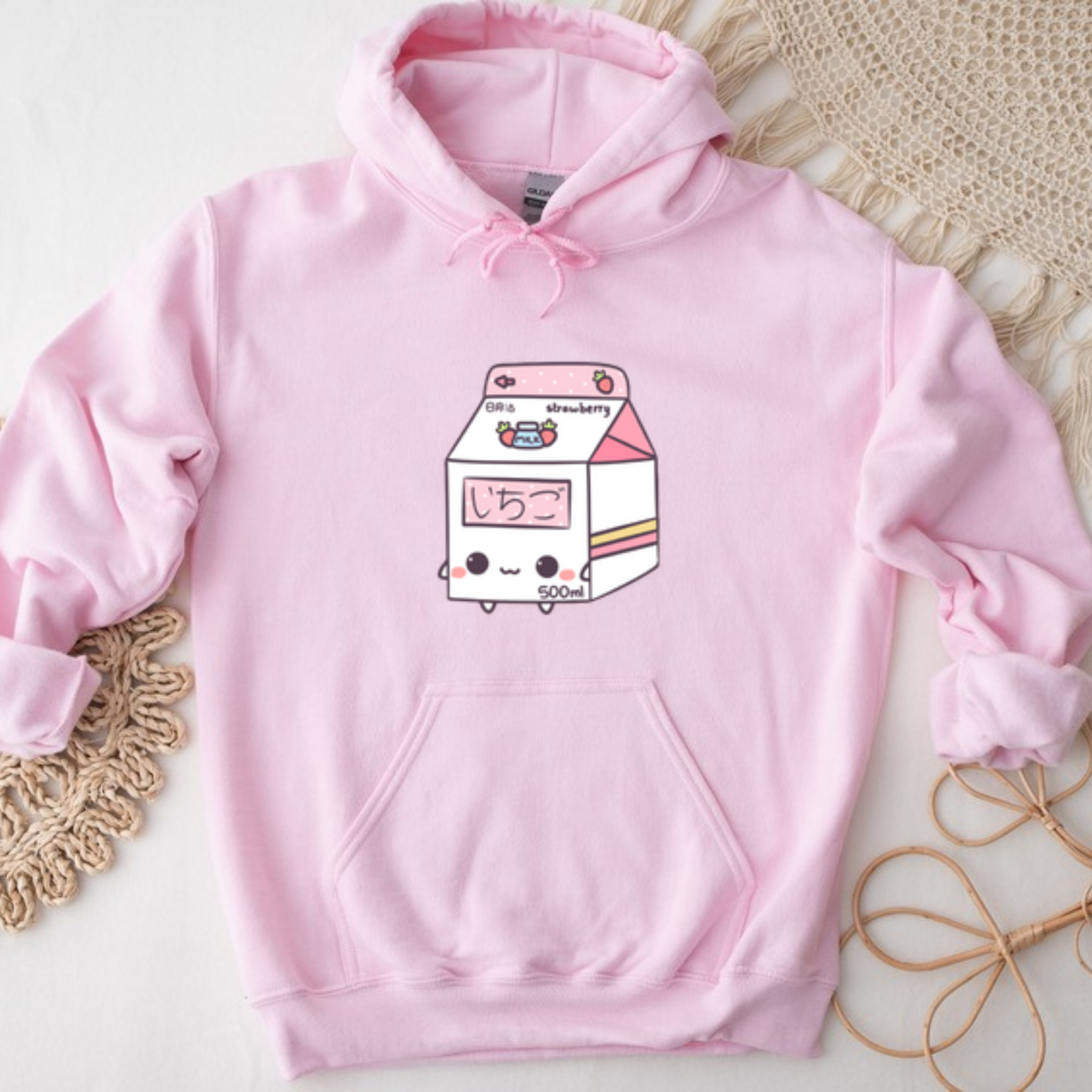 Strawberry Milk Carton Hoodie