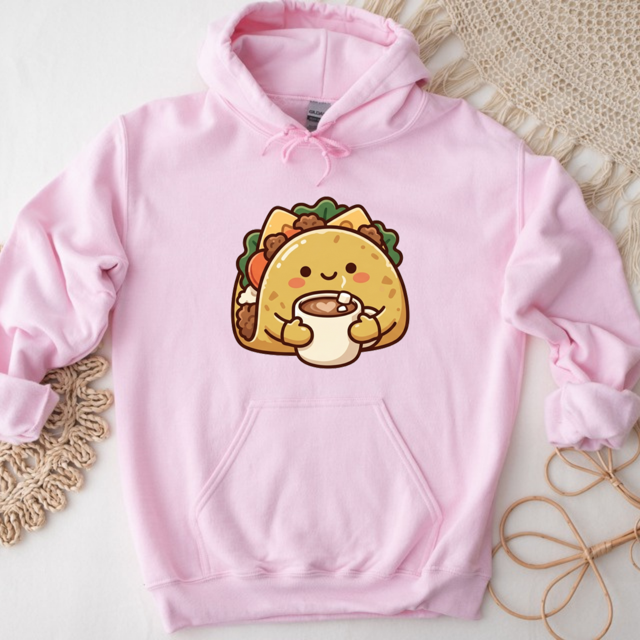 Cozy Taco Mascot Hoodie
