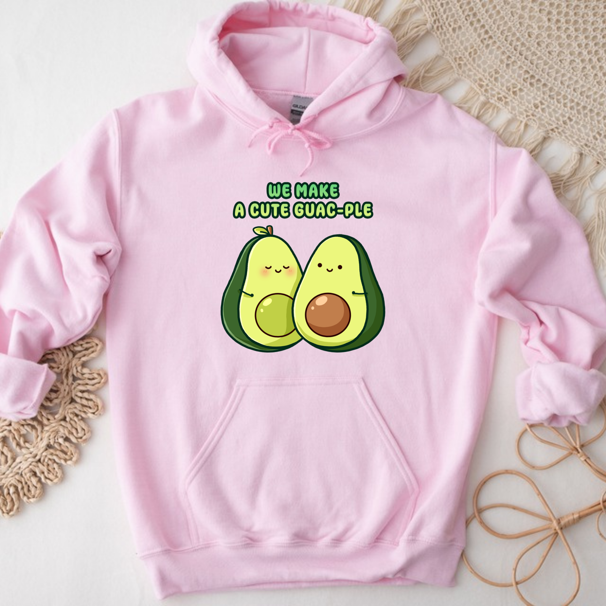 We Make a Cute Guac-ple Avocado Couple Hoodie