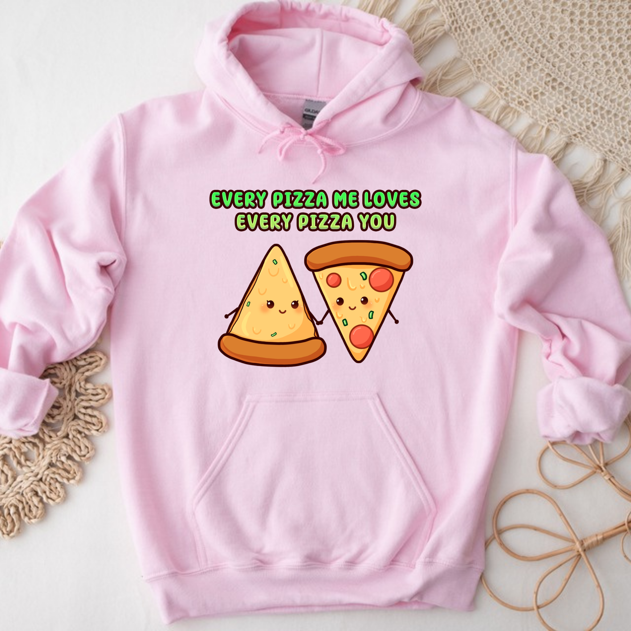 Every Pizza Me Loves Every Pizza You Pizza Couple Hoodie